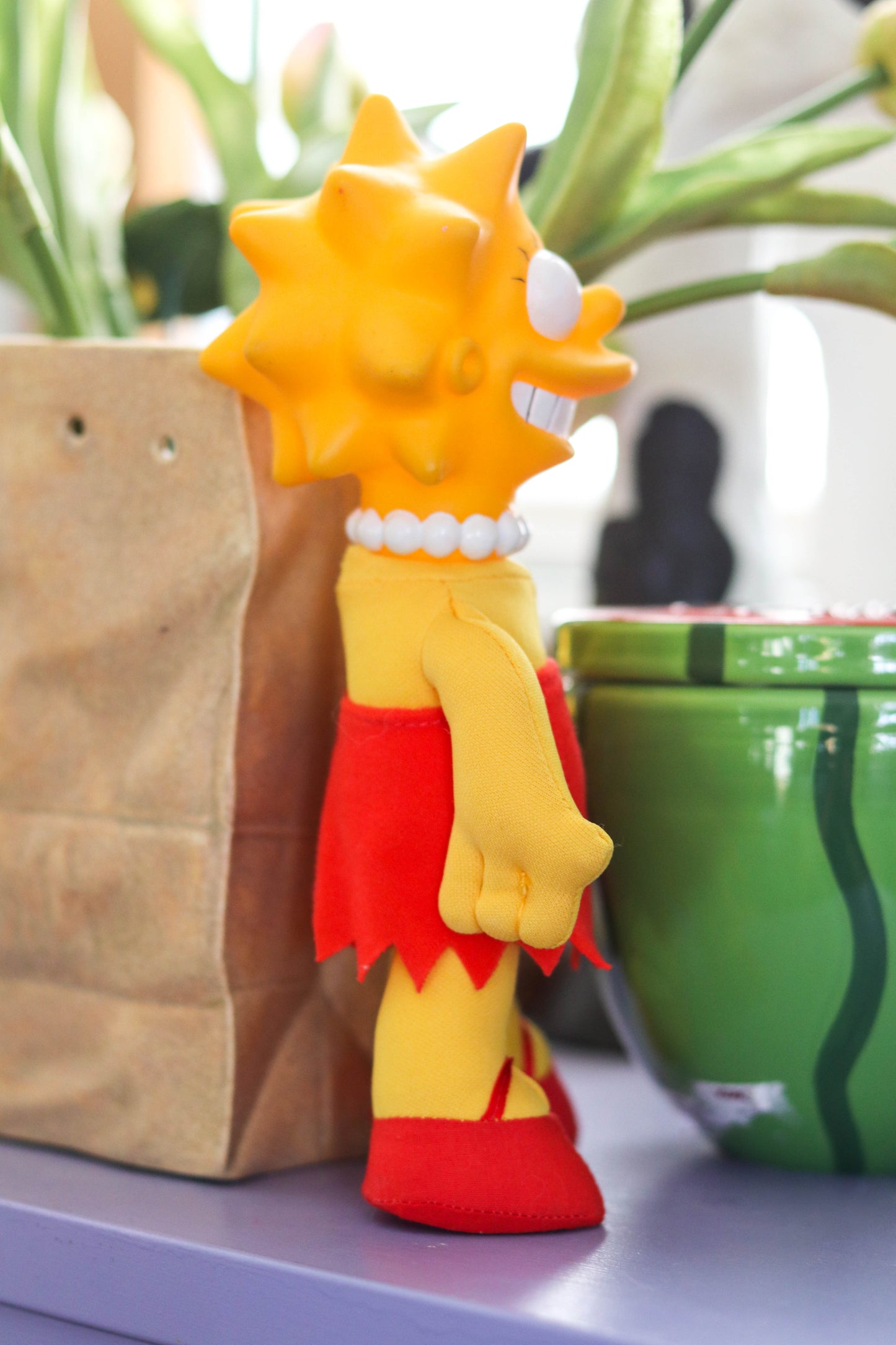 Vintage 90s Lisa Simpson Plush