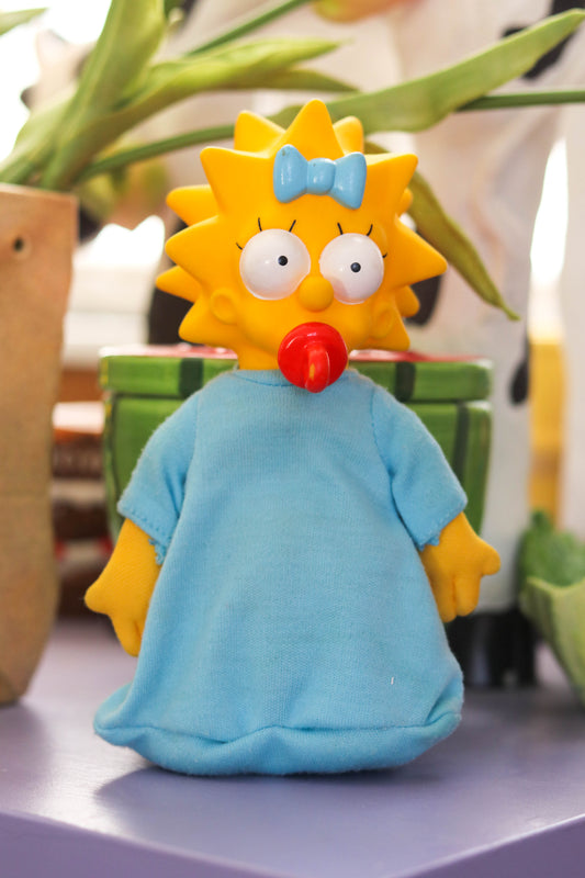 Vintage 90s Maggie Simpson Plush