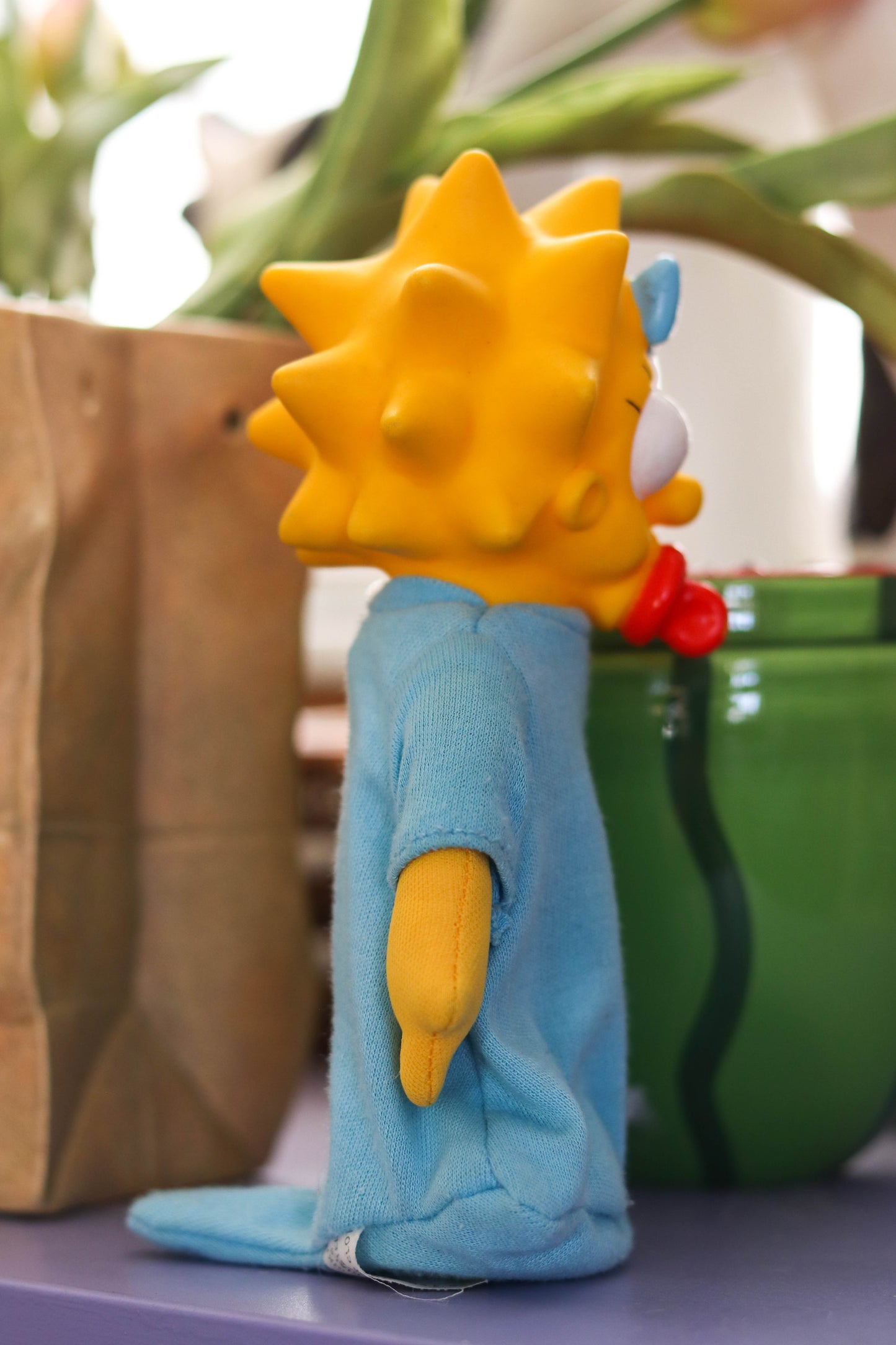 Vintage 90s Maggie Simpson Plush