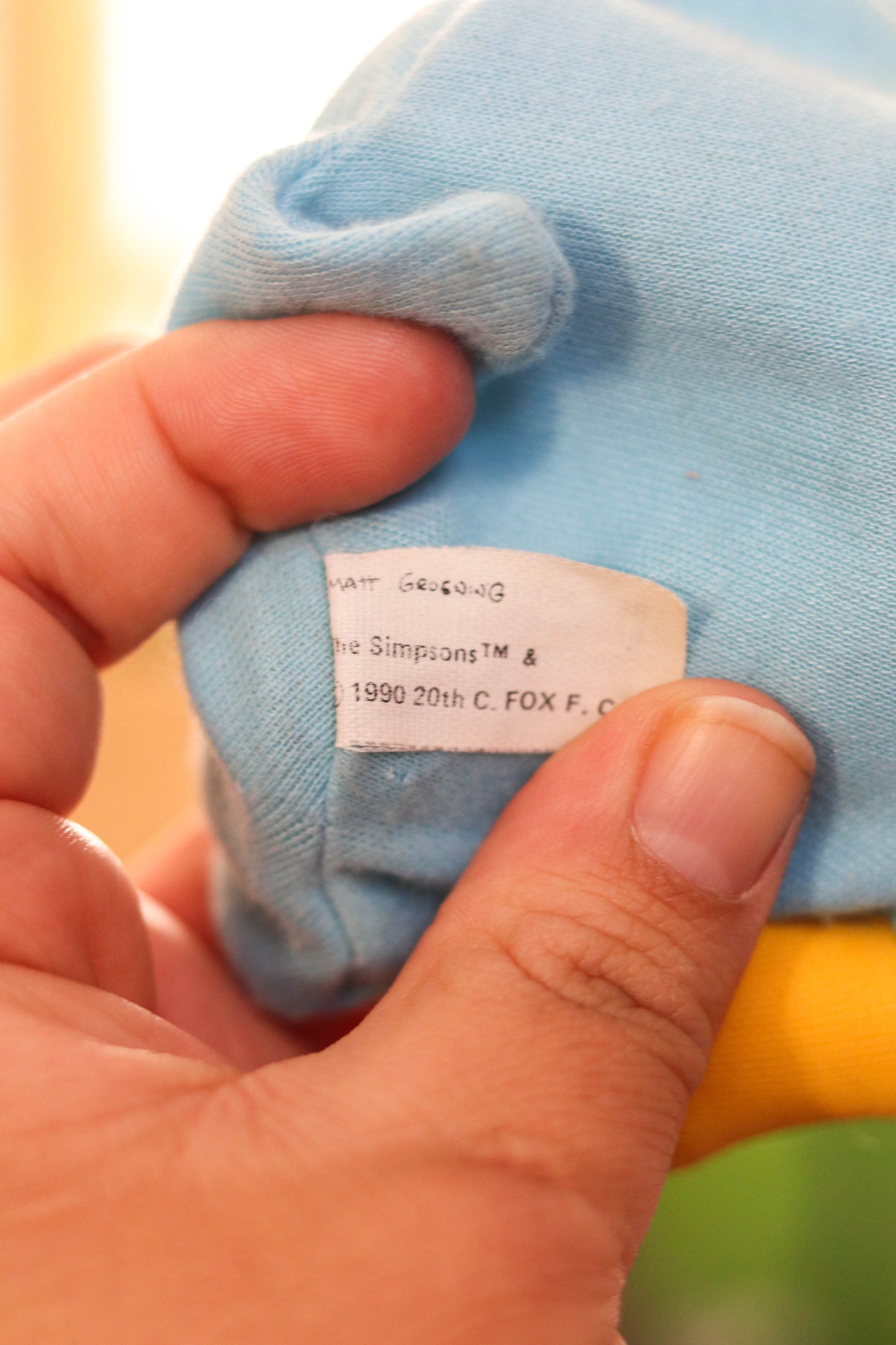 Vintage 90s Maggie Simpson Plush