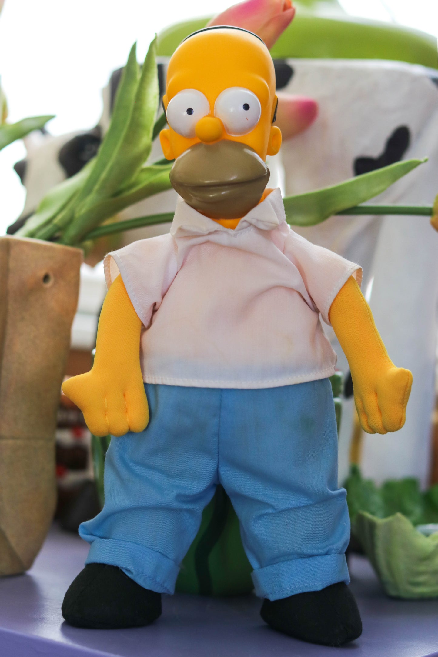 Vintage 90s Homer Simpson Plush