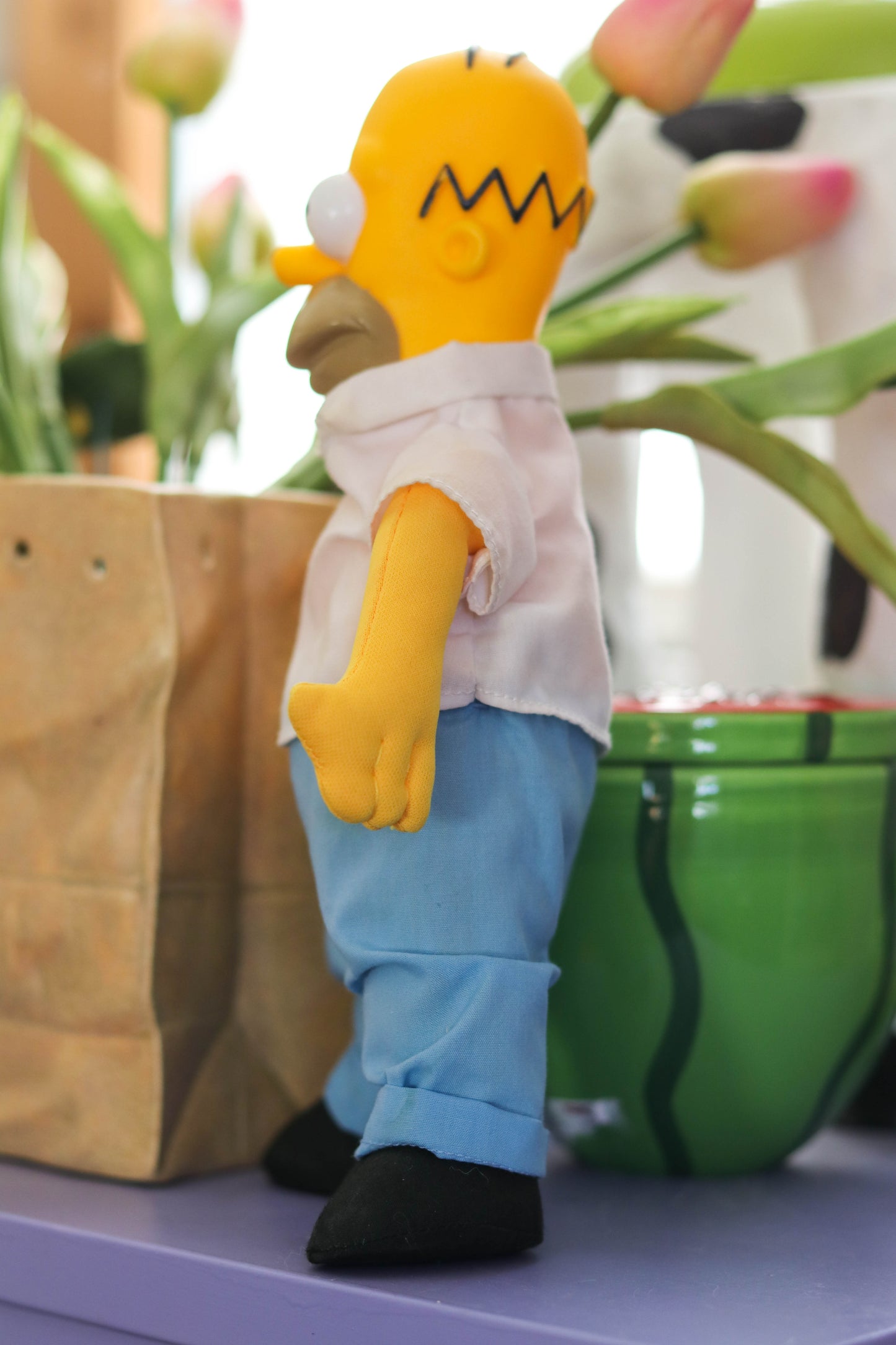 Vintage 90s Homer Simpson Plush