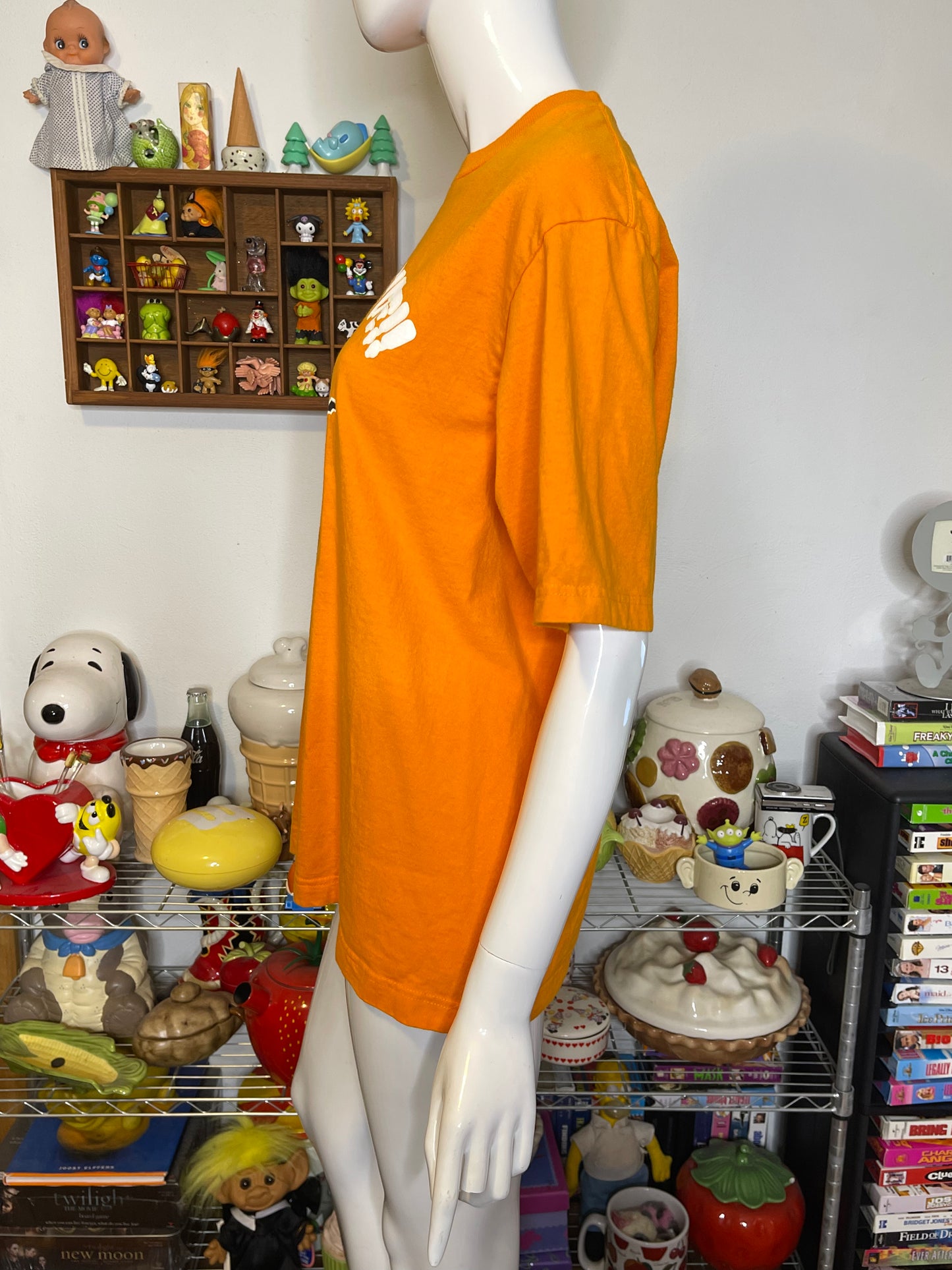 2000s "BAT-A-TUDE!!" Glow In the Dark Oversized Graphic Tee Sz M