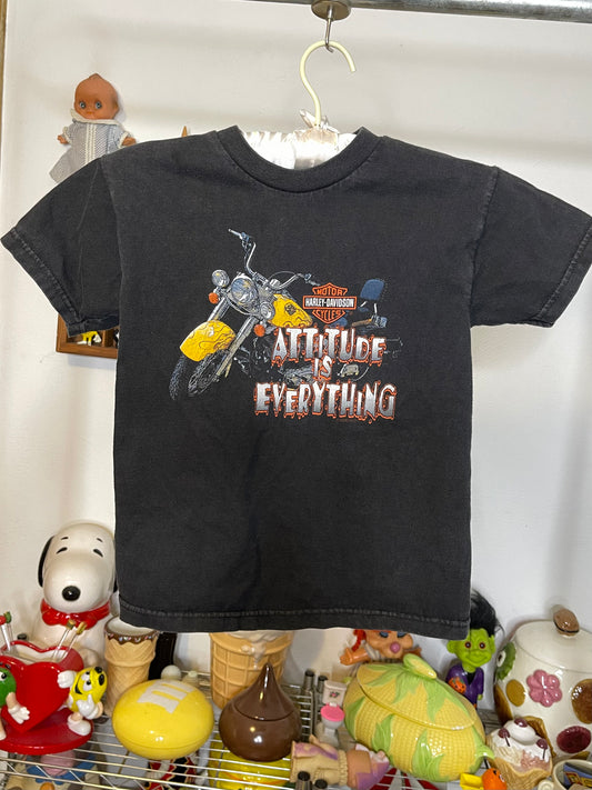 Vintage 2000s Harley Davidson Graphic Kids Tee Sz S (6-8)