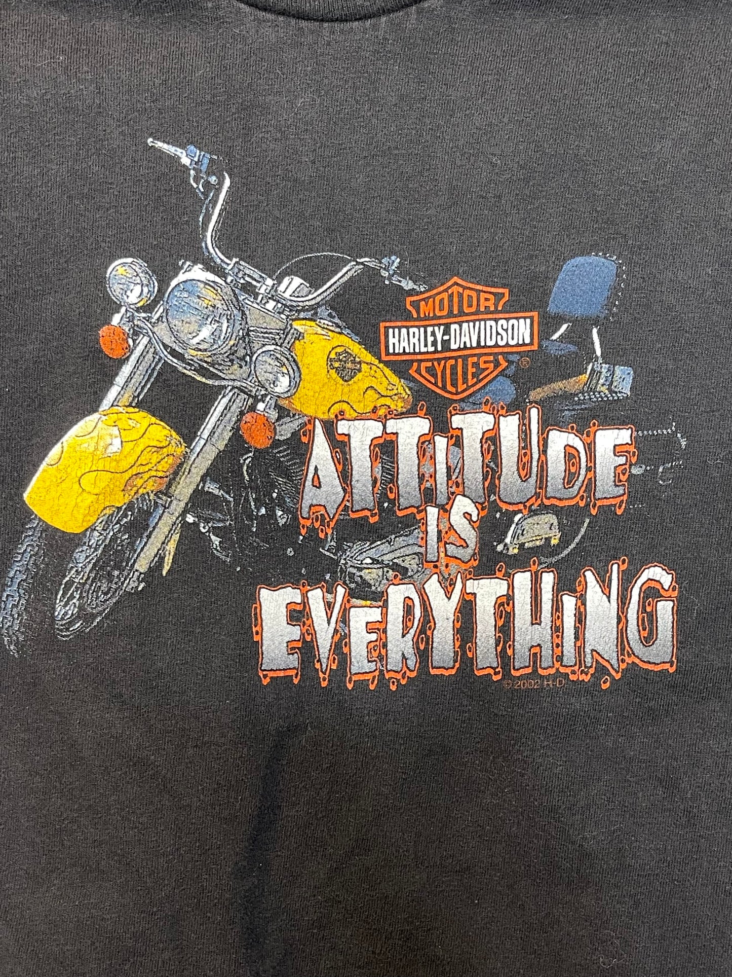 Vintage 2000s Harley Davidson Graphic Kids Tee Sz S (6-8)