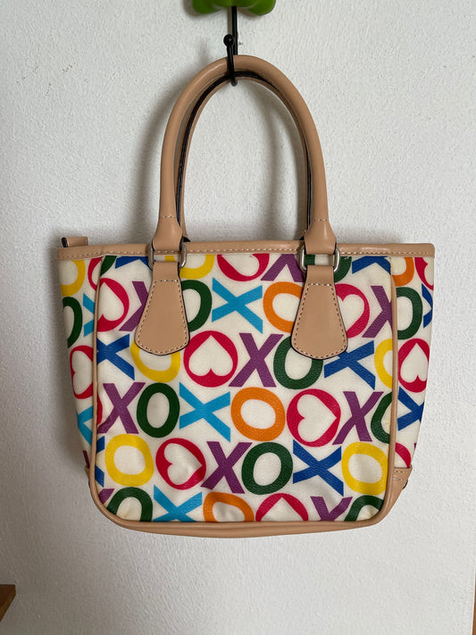 2000s Colorful XOXO Hand Held Purse