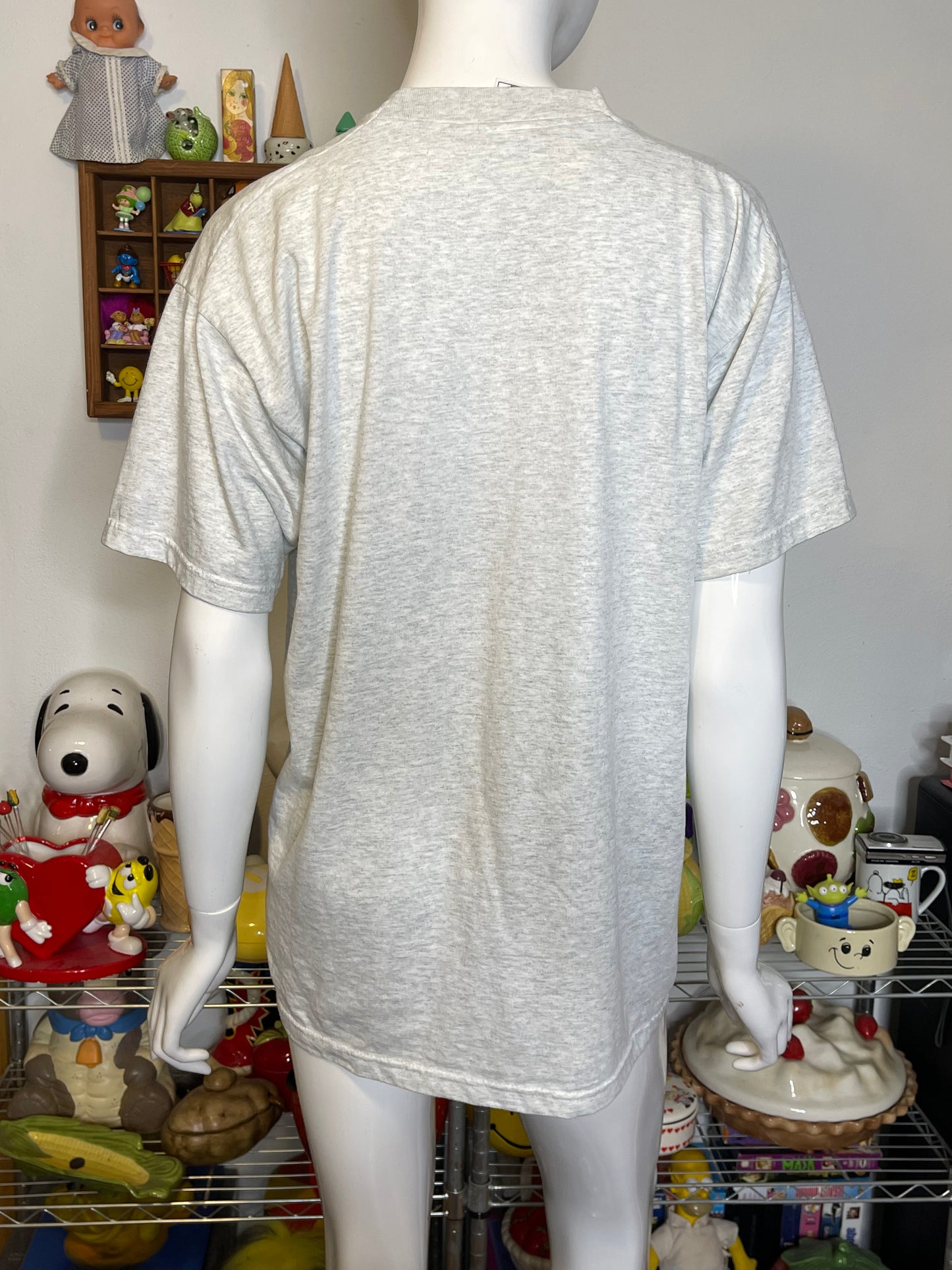 2000s Red Mustang Sunset Airbrush Tee Sz L