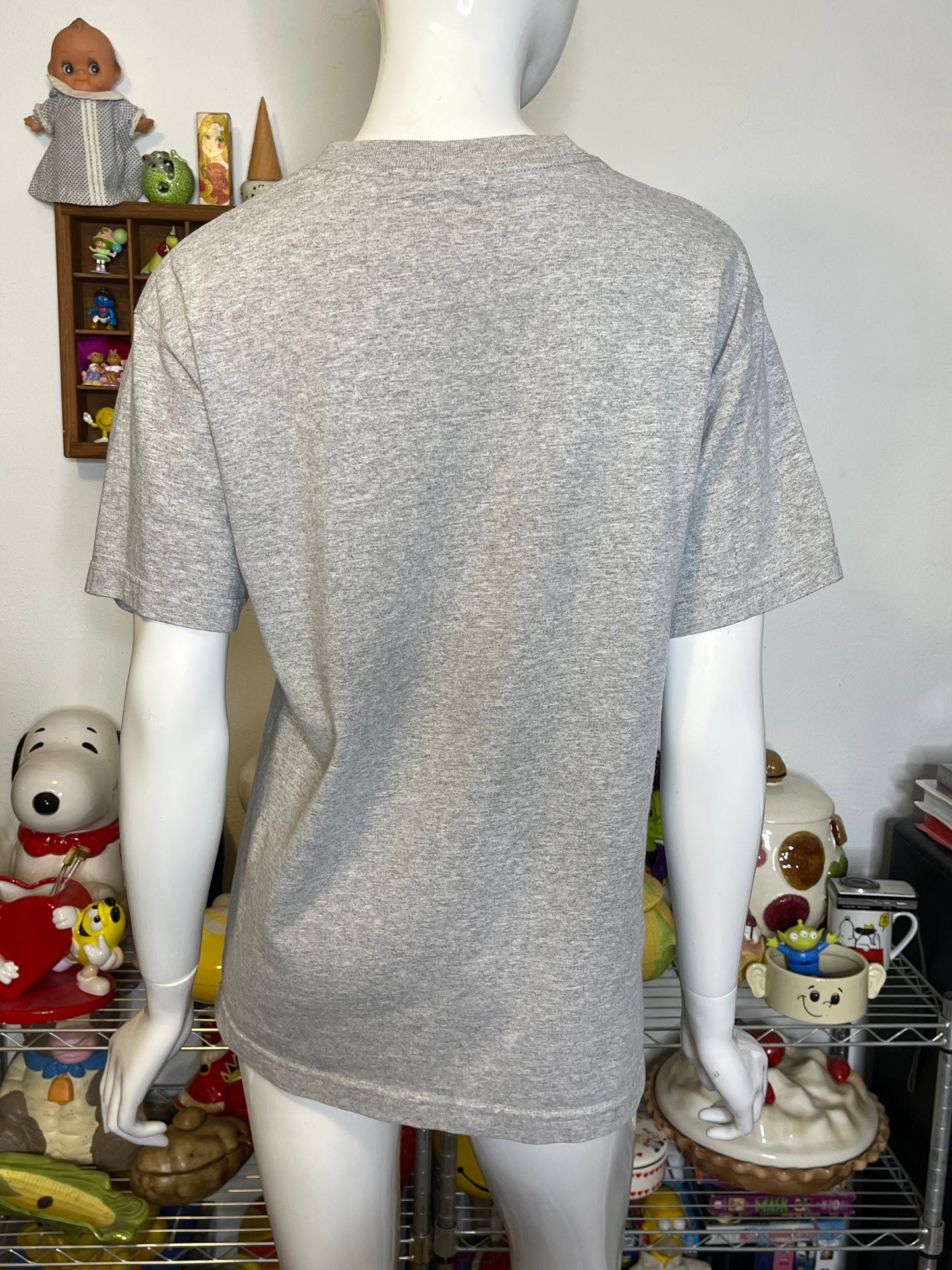 Vintage Tweety & Sylvester Gray Halloween Graphic Tee Sz M