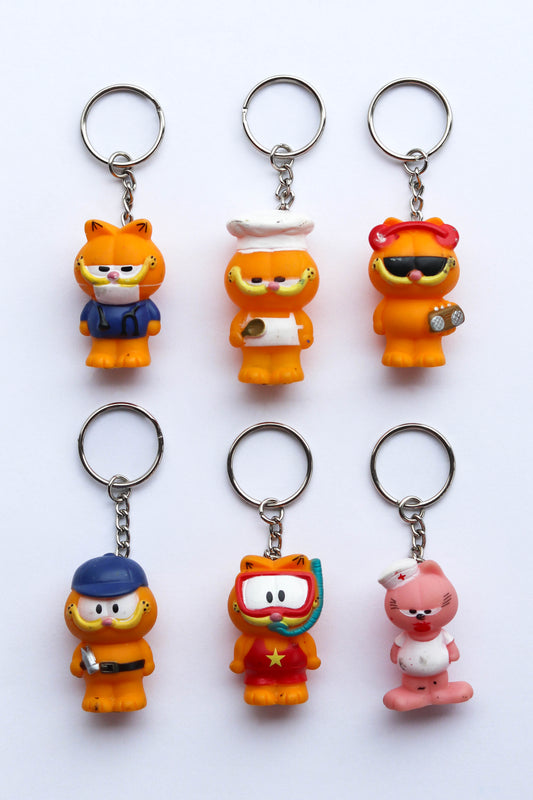 Vintage Garfield blind bag keychains Series #2 (1)