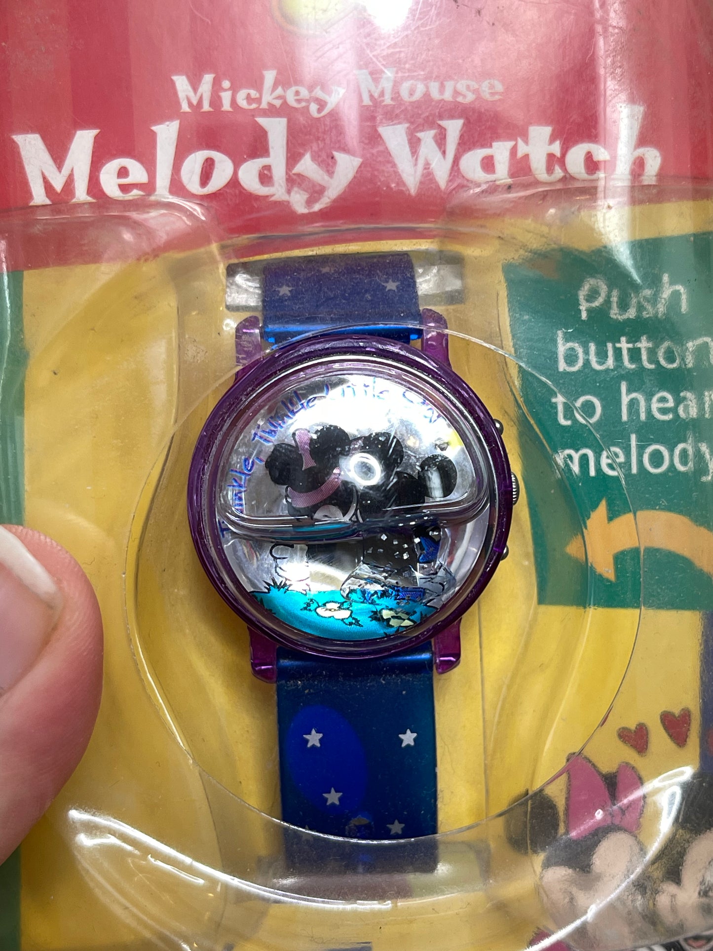 Vintage Mickey & Minnie Mouse Melody Kids Watch