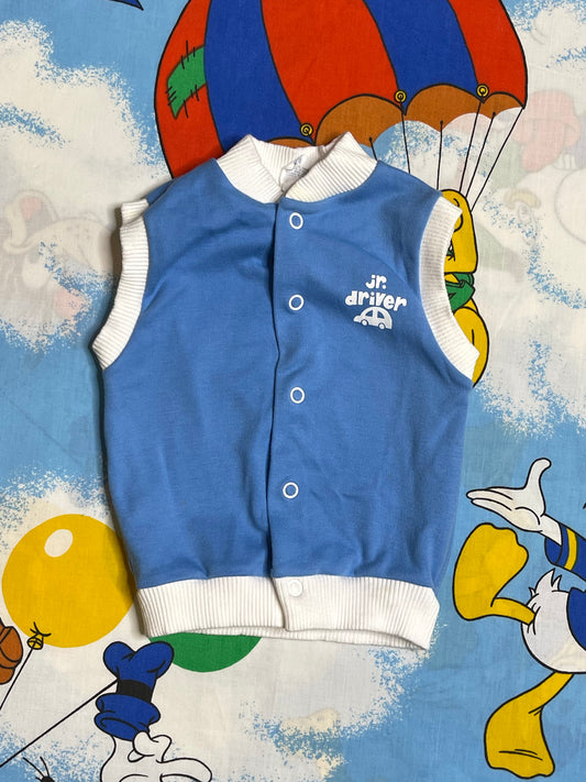 Vintage Blue Jr. Driver Top Sz 12M