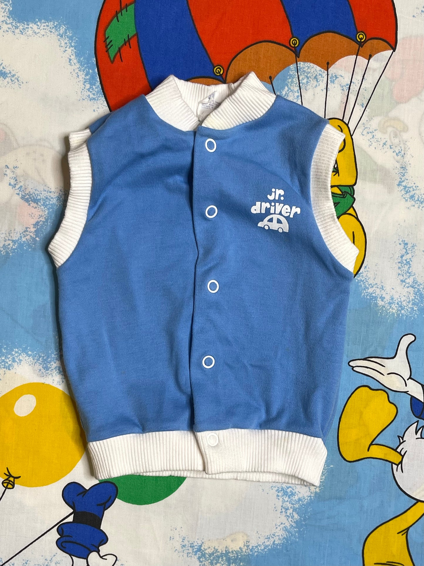 Vintage Blue Jr. Driver Top Sz 12M