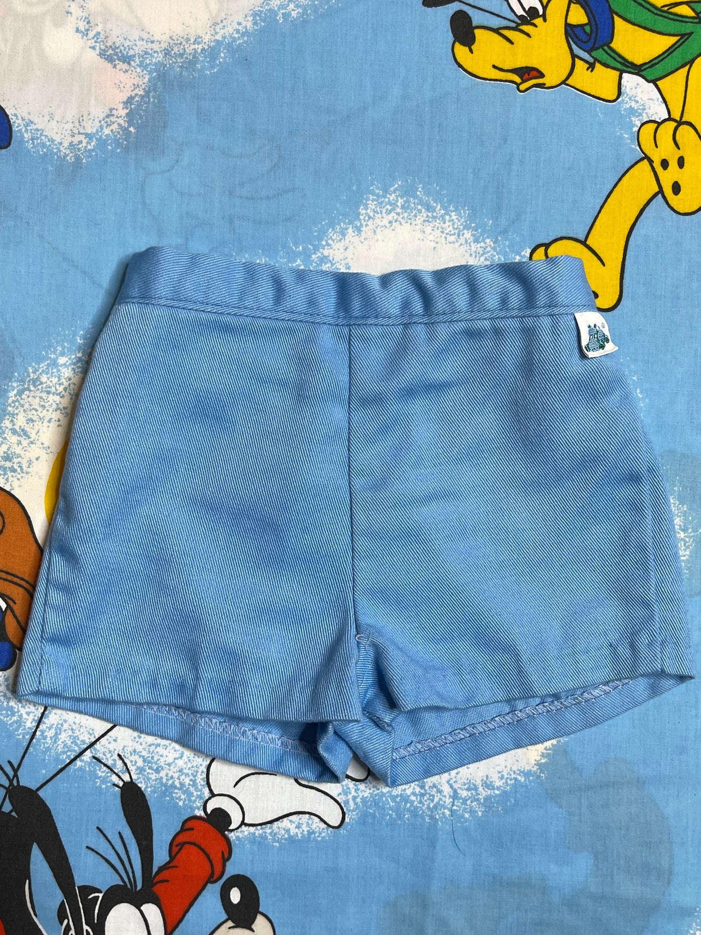 Vintage Blue Baby Shorts Sz 12M