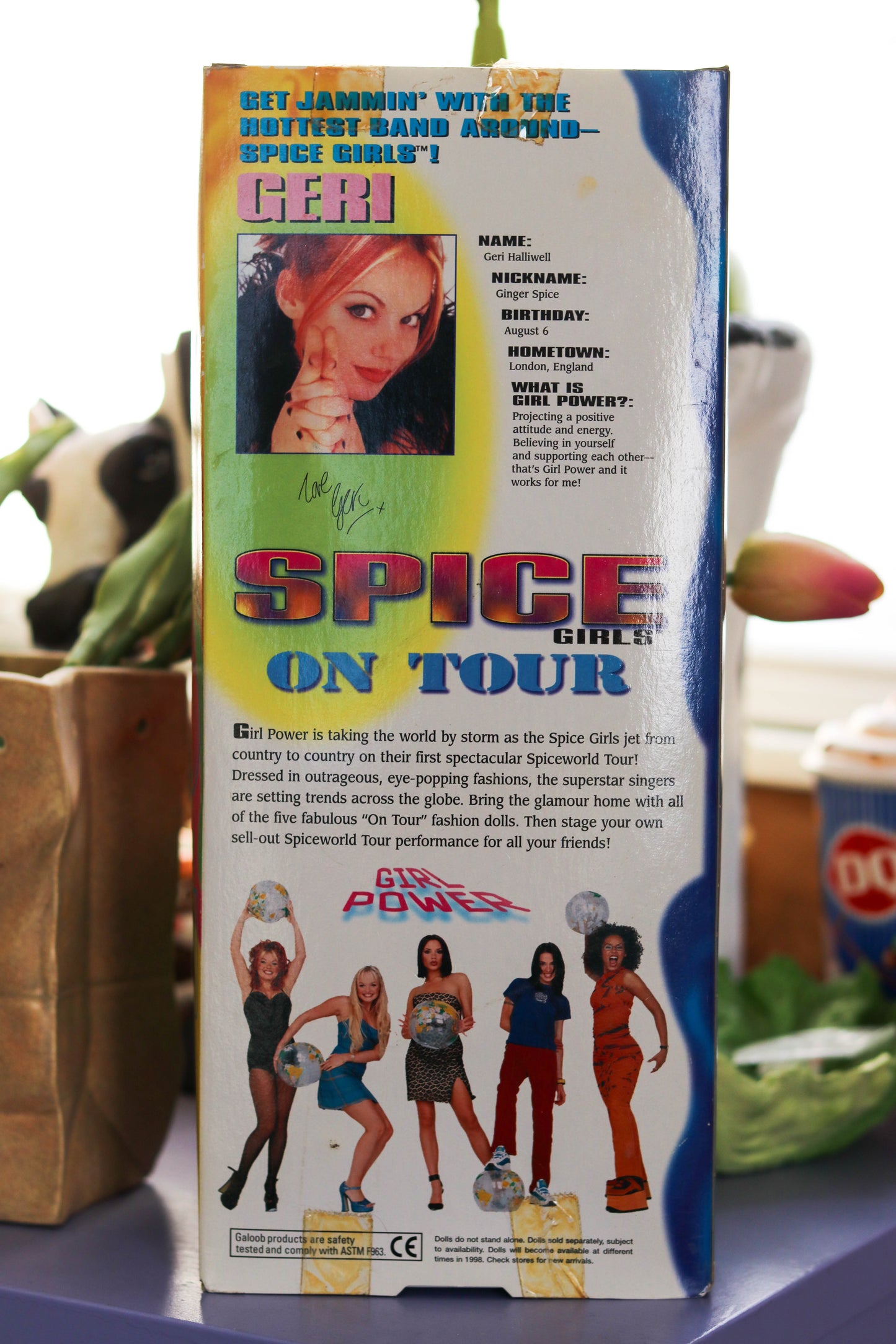 Vintage 90s Geri Spice Girls On Tour Doll