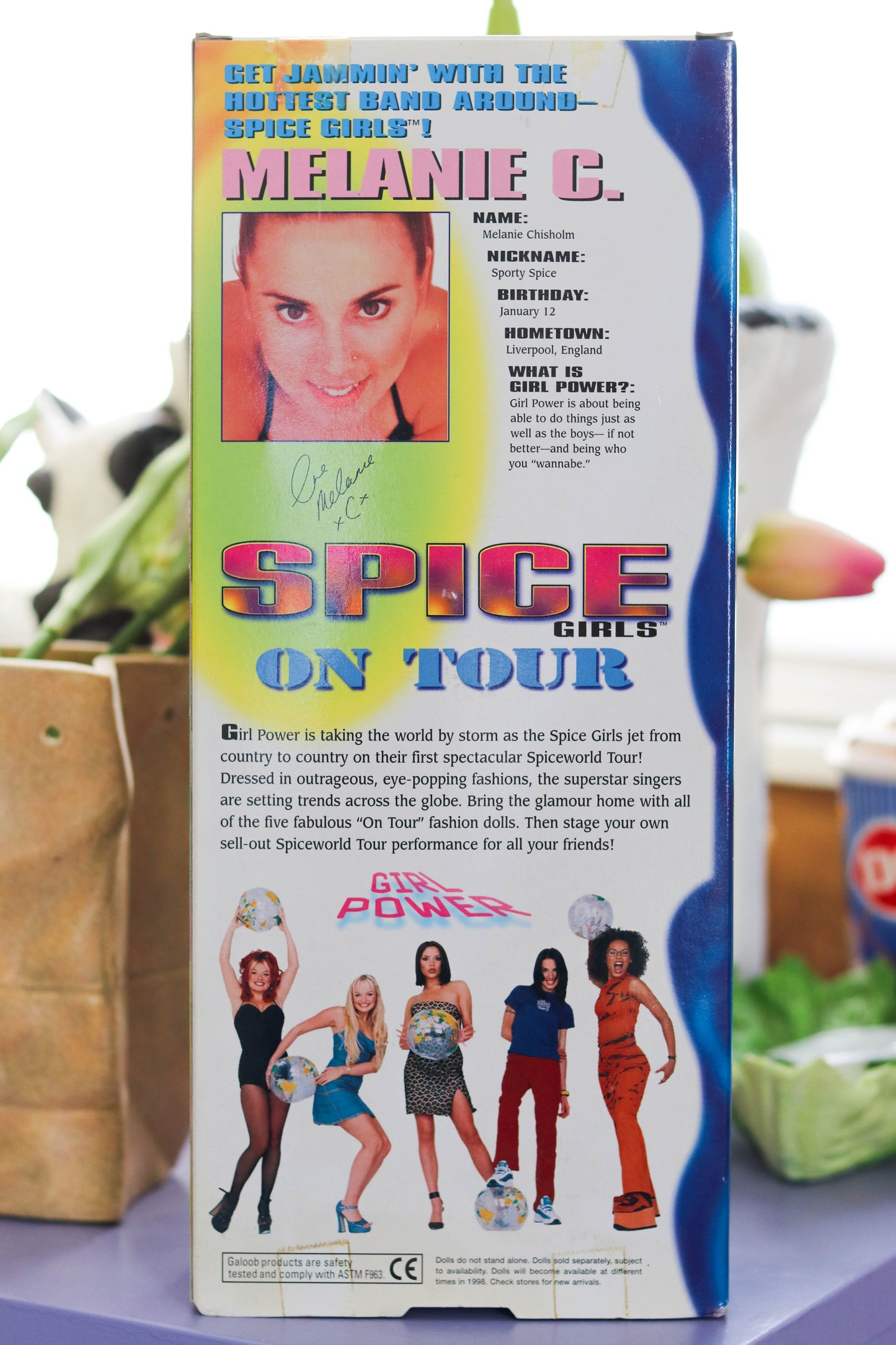 Vintage 90s Melanie C Spice Girls On Tour Doll