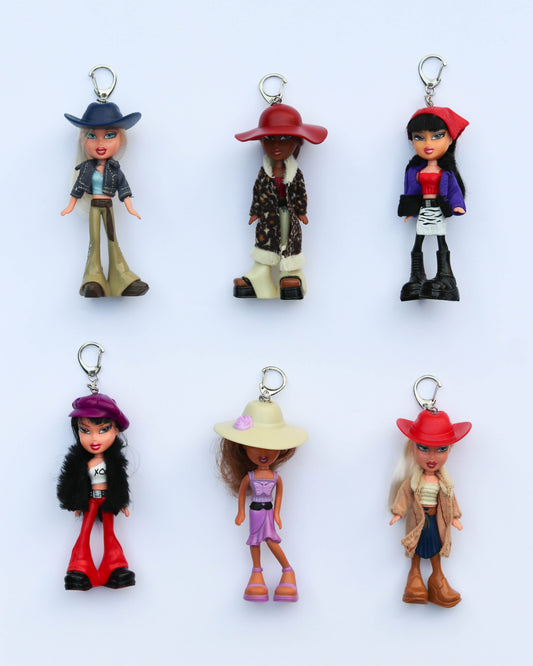 Vintage 2000s Bratz Dolls Upcycled Keychains