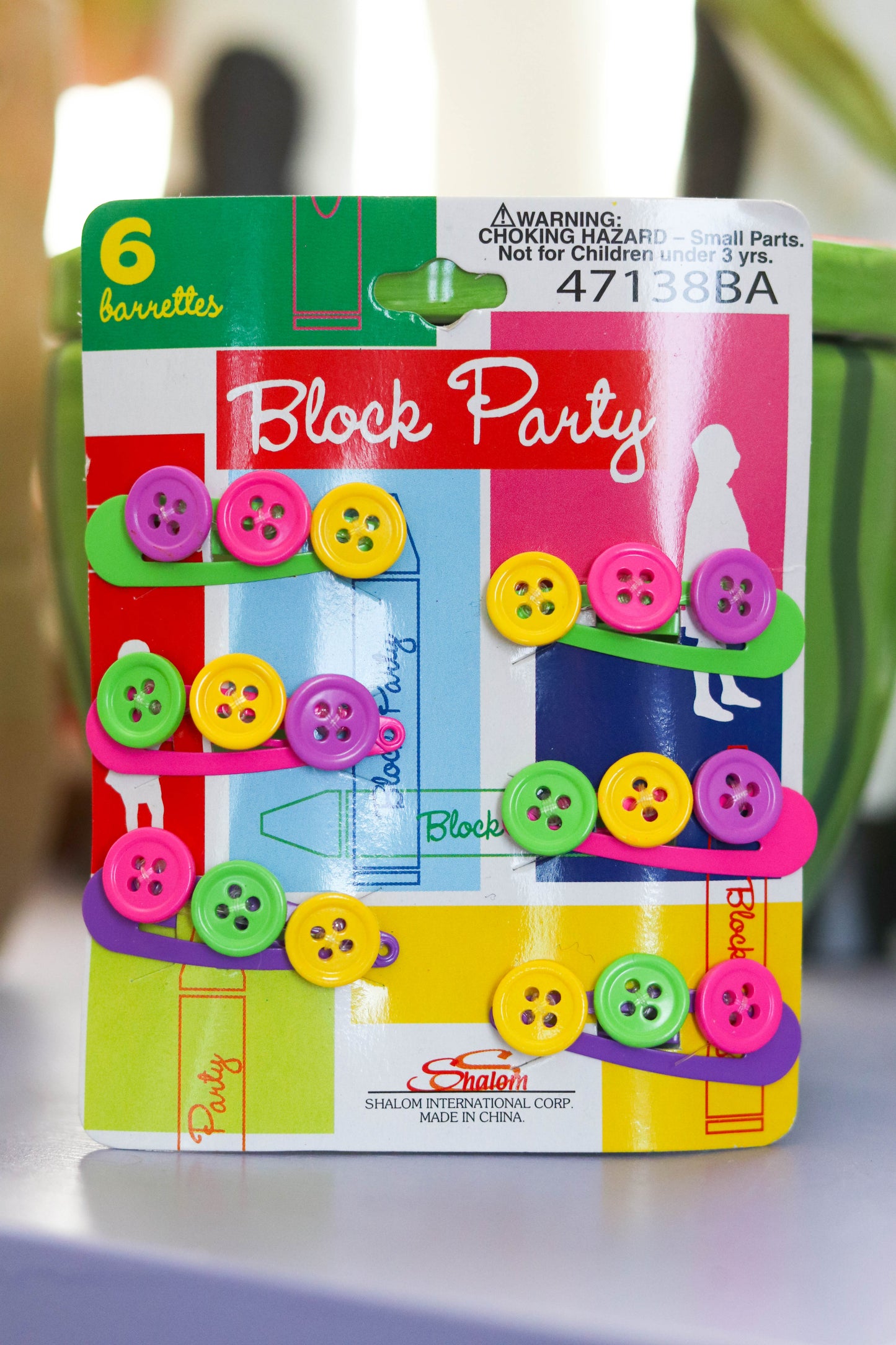 Y2K Colorful Button Hair Barrettes