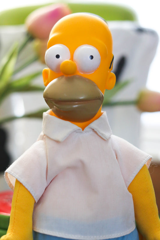 Vintage 90s Homer Simpson Plush
