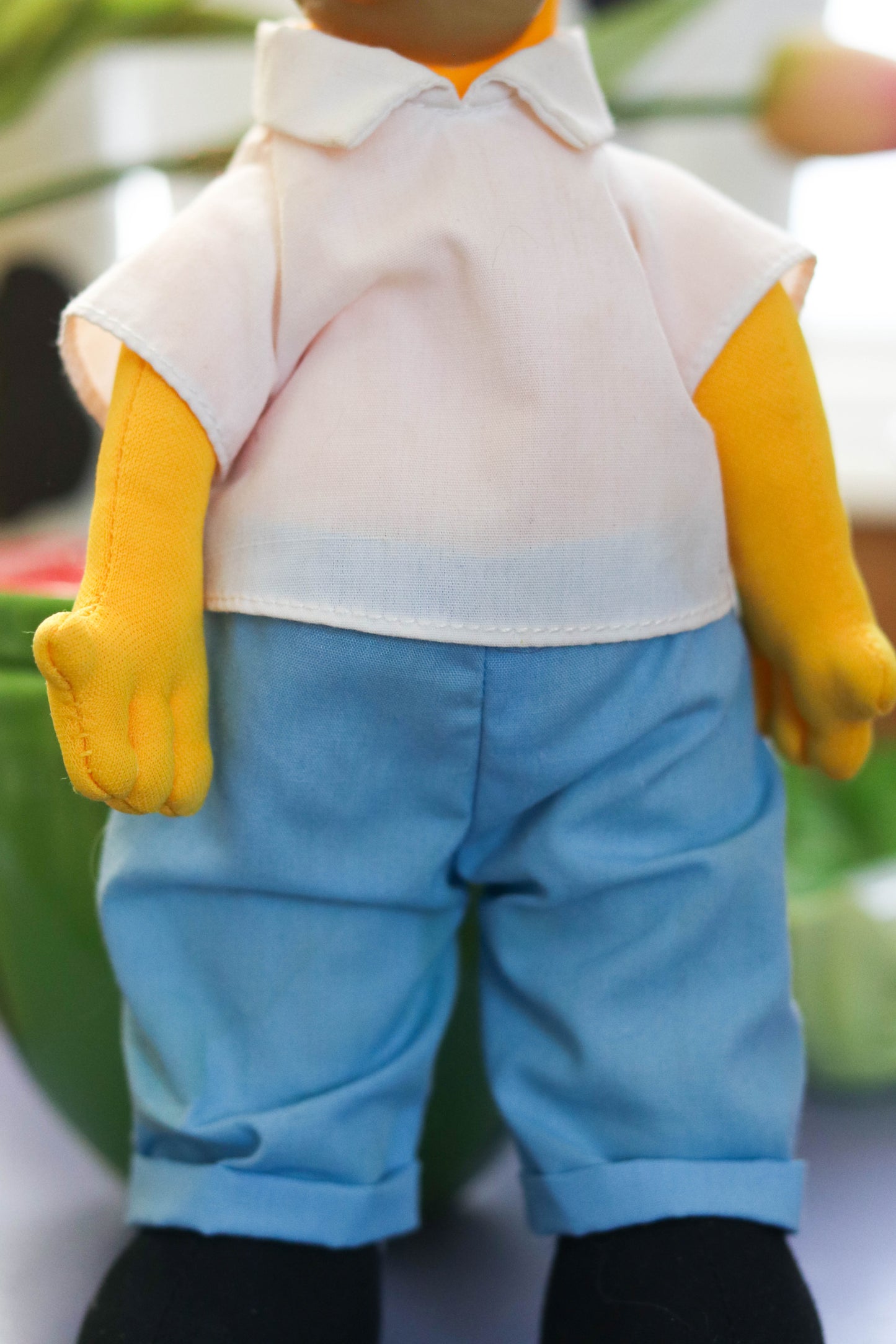 Vintage 90s Homer Simpson Plush
