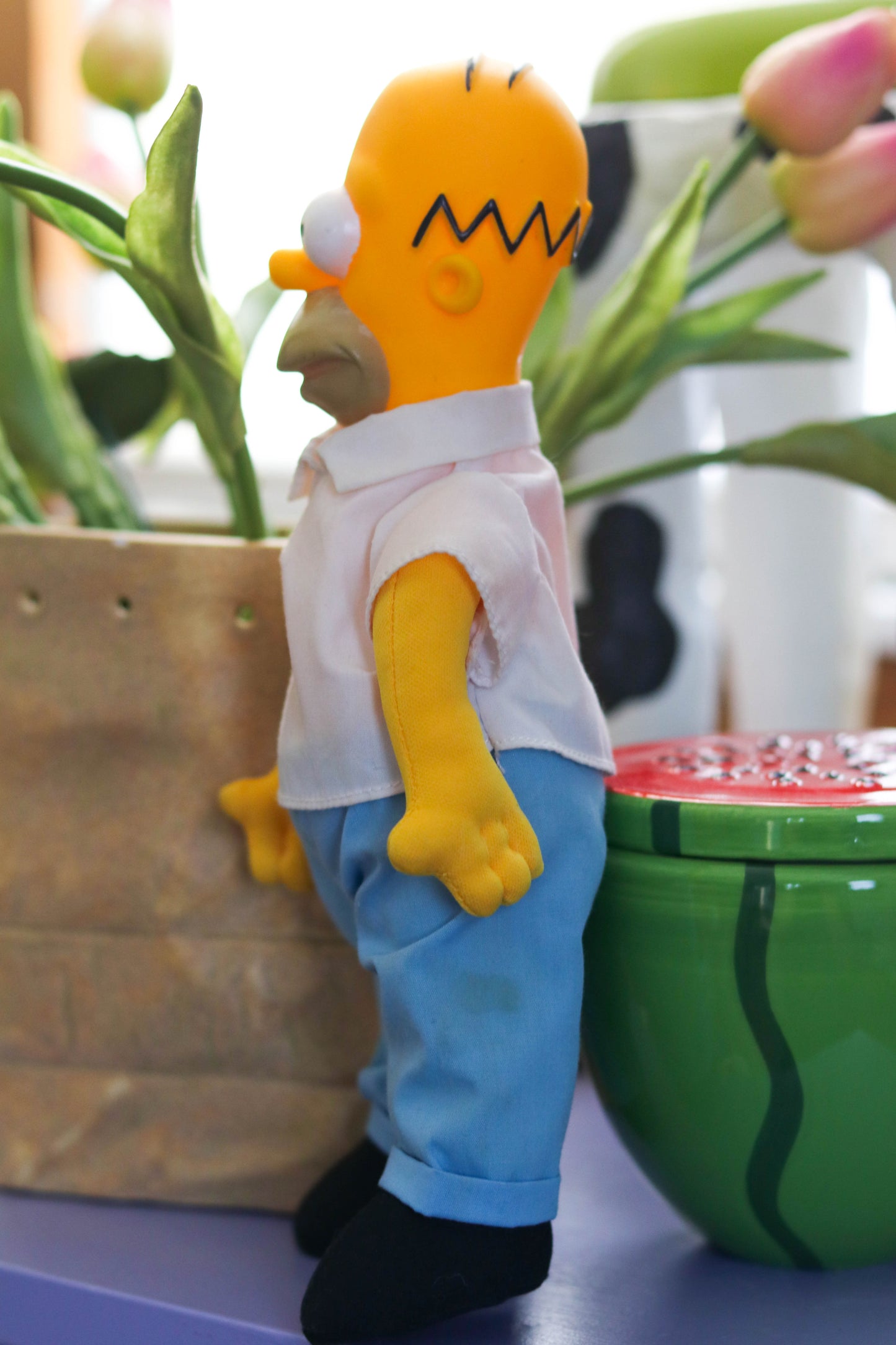 Vintage 90s Homer Simpson Plush