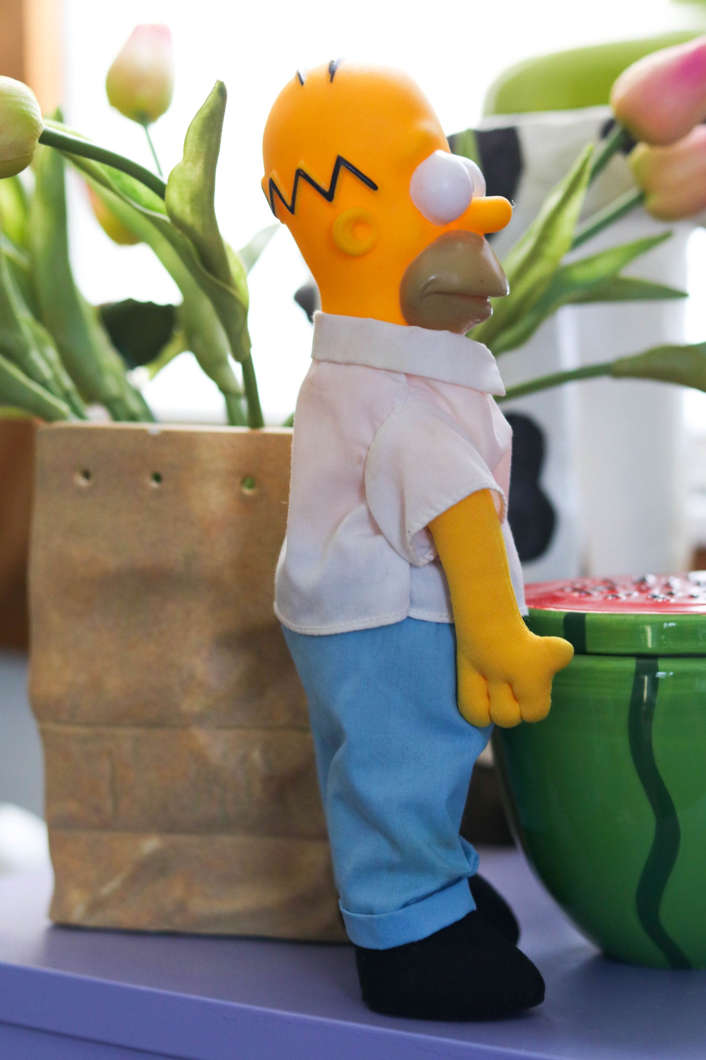 Vintage 90s Homer Simpson Plush