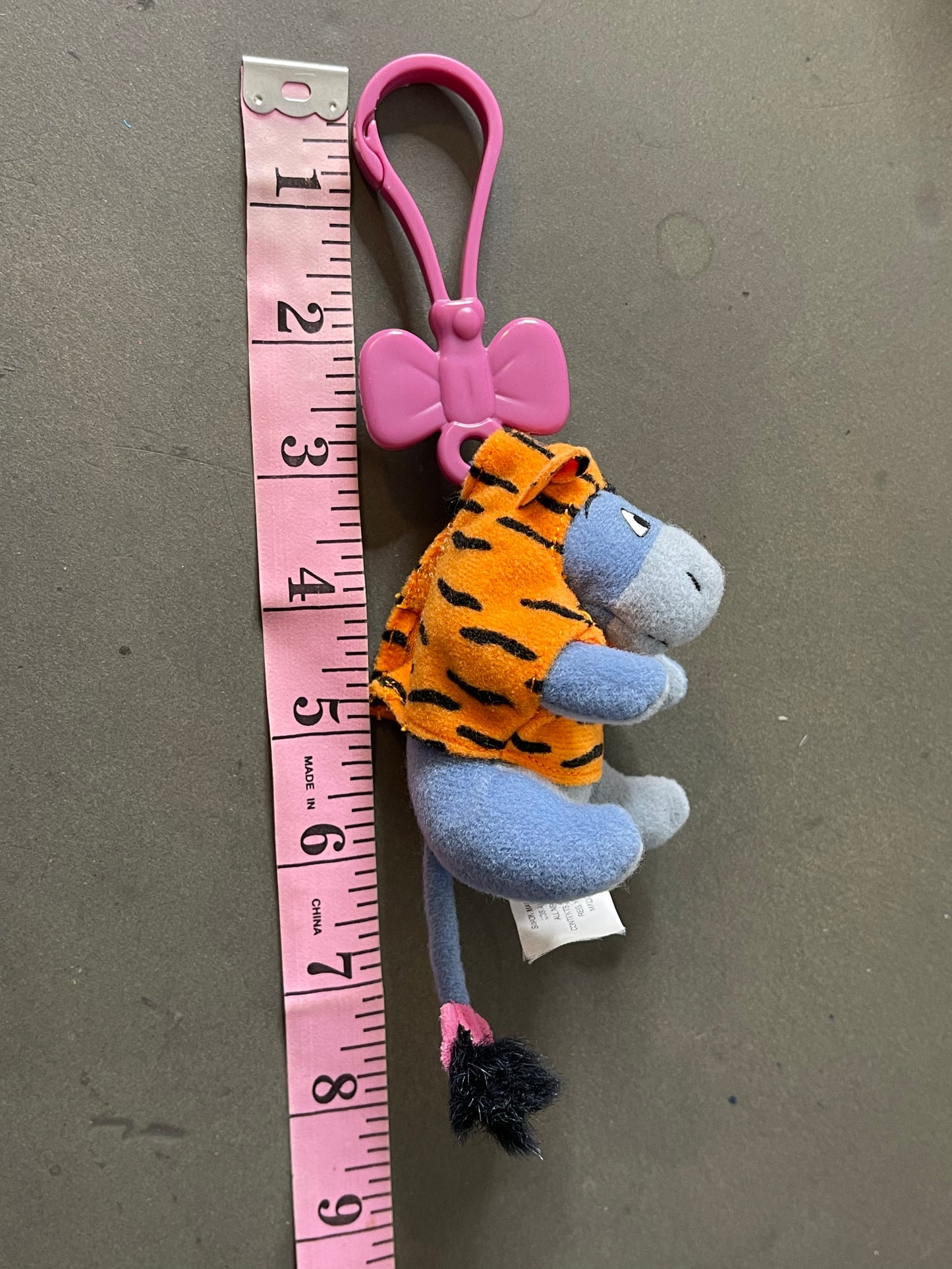Vintage 2000s Eeyore The Tigger Movie Plush Keychain