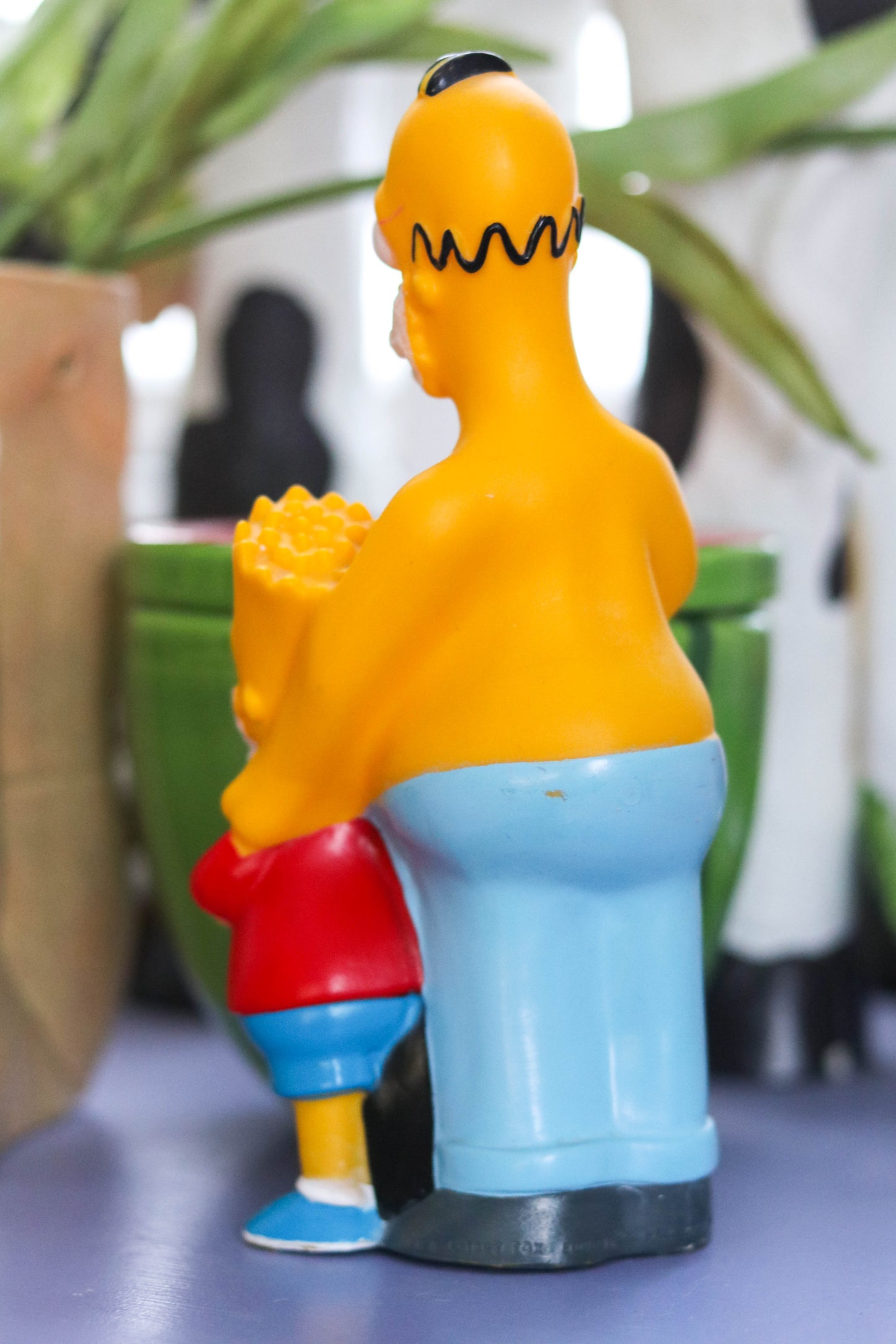 Vintage 90s The Simpsons Homer And Bart Razor Holder