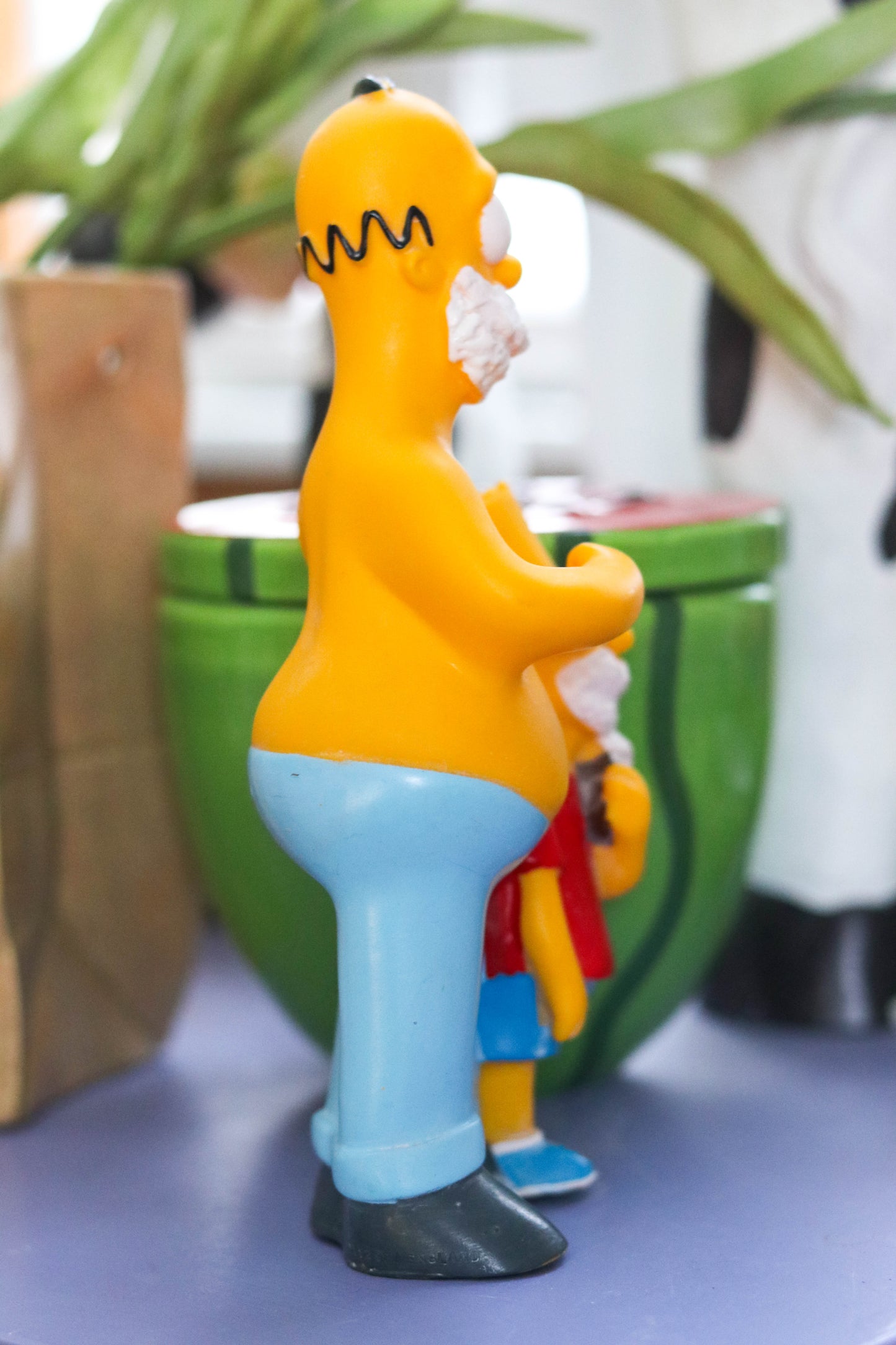 Vintage 90s The Simpsons Homer And Bart Razor Holder