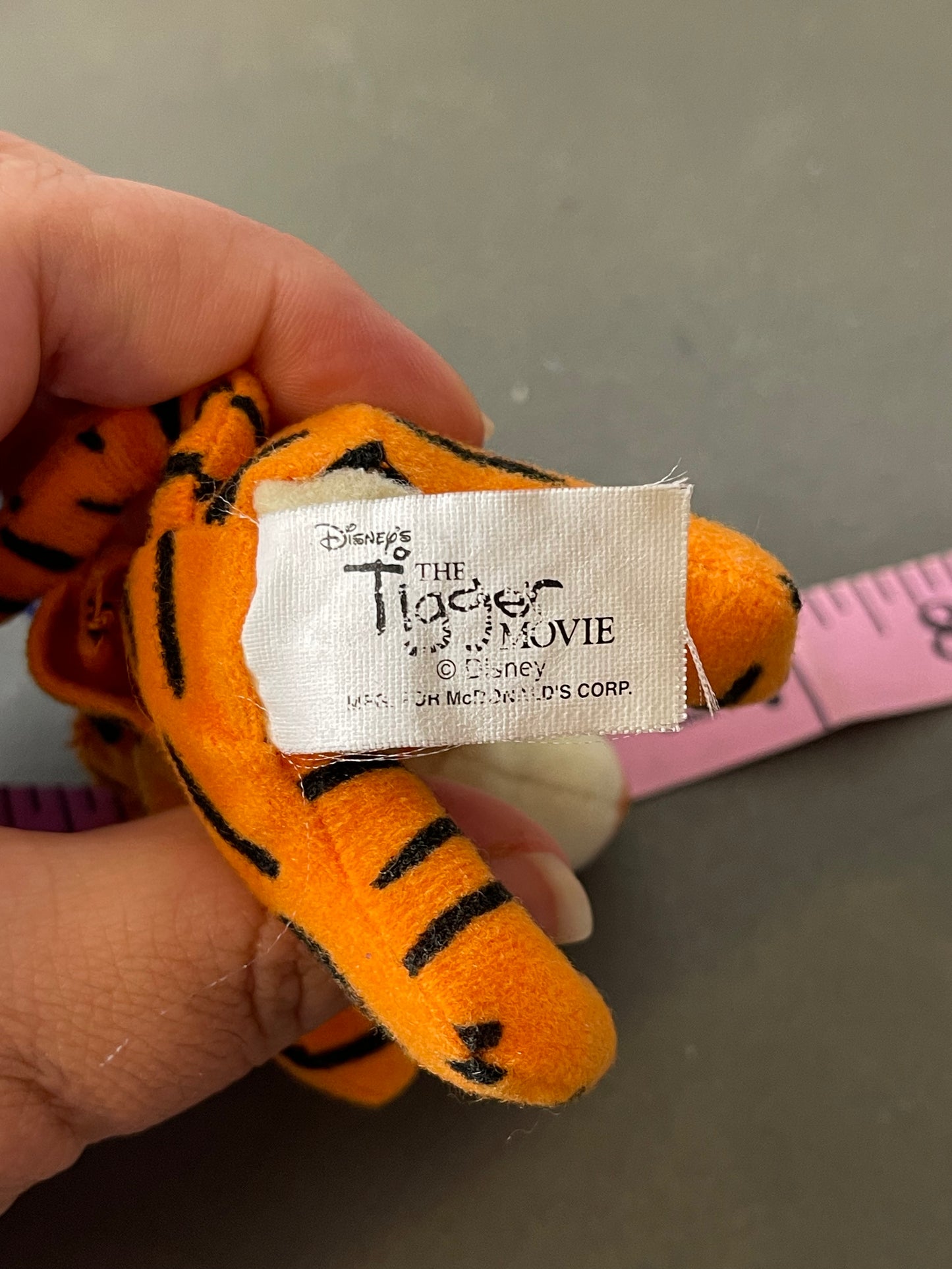 Vintage 2000s Tigger The Tigger Movie Plush Keychain