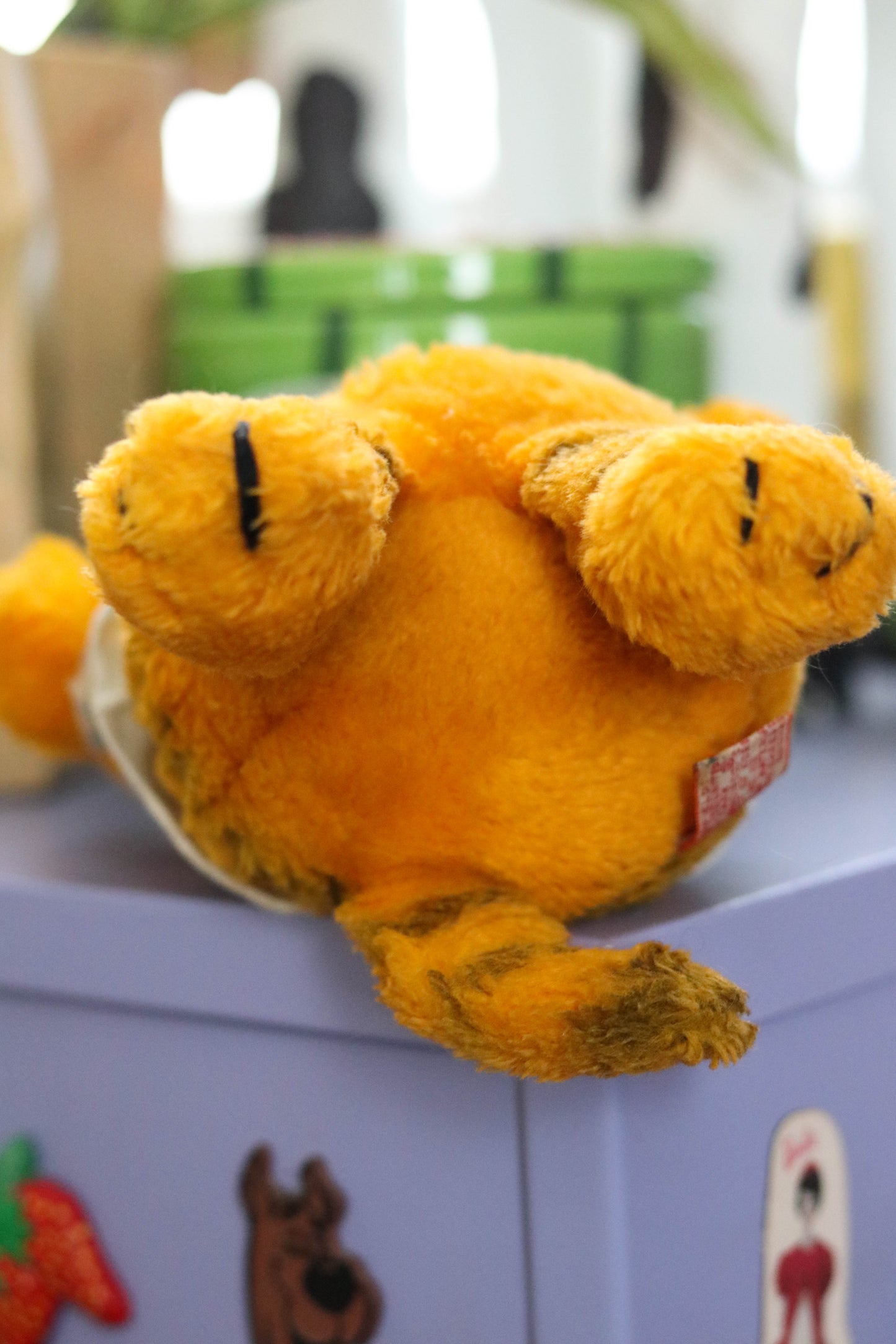Vintage 80s Baseball Garfield Plush