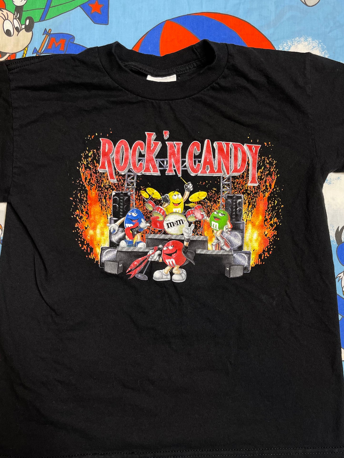2000s M&M'S Rock'N Candy Kids Graphic Tee Sz L /XL