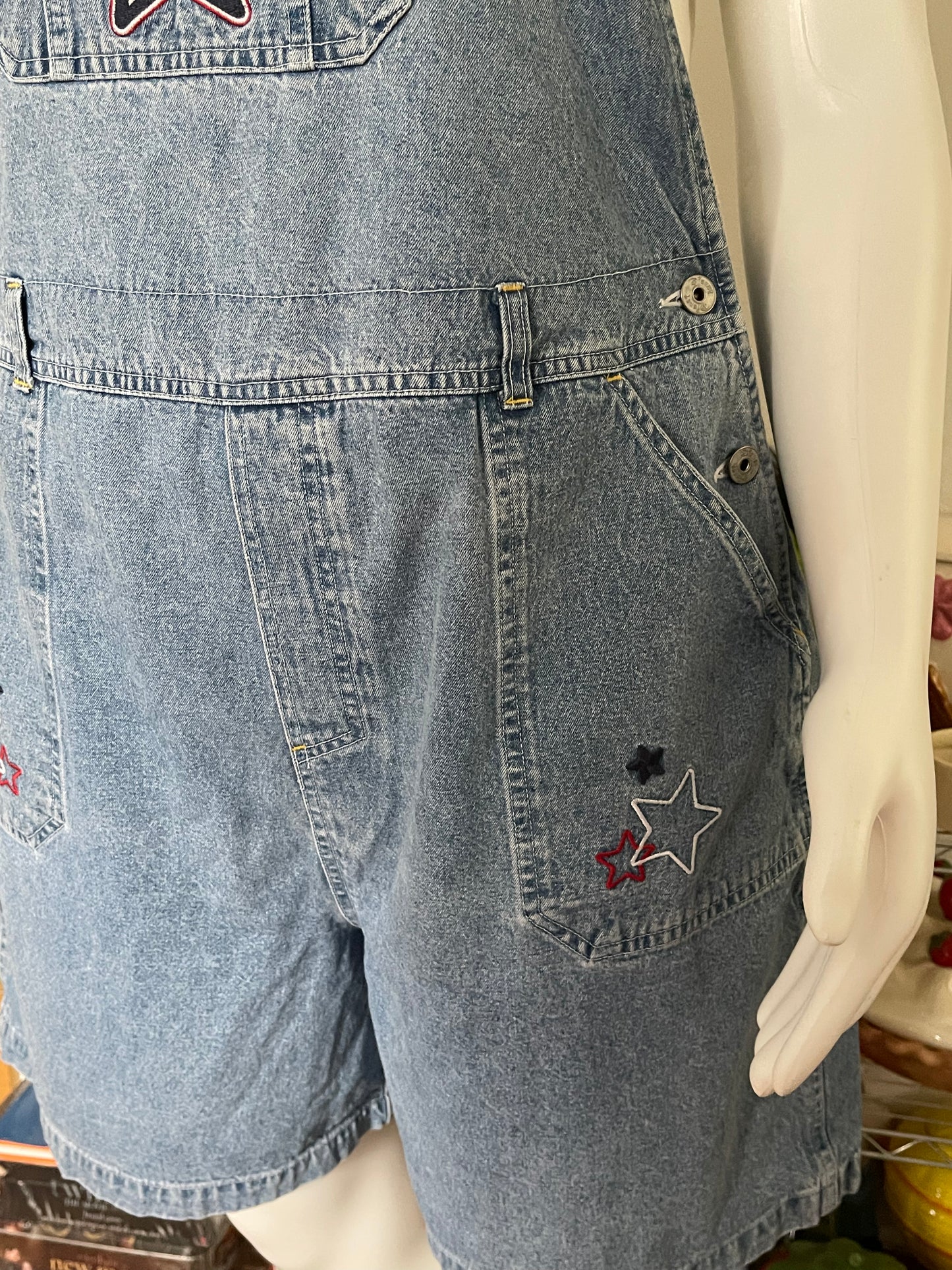 2000s Mickey Mouse plus size denim overalls sz 20W