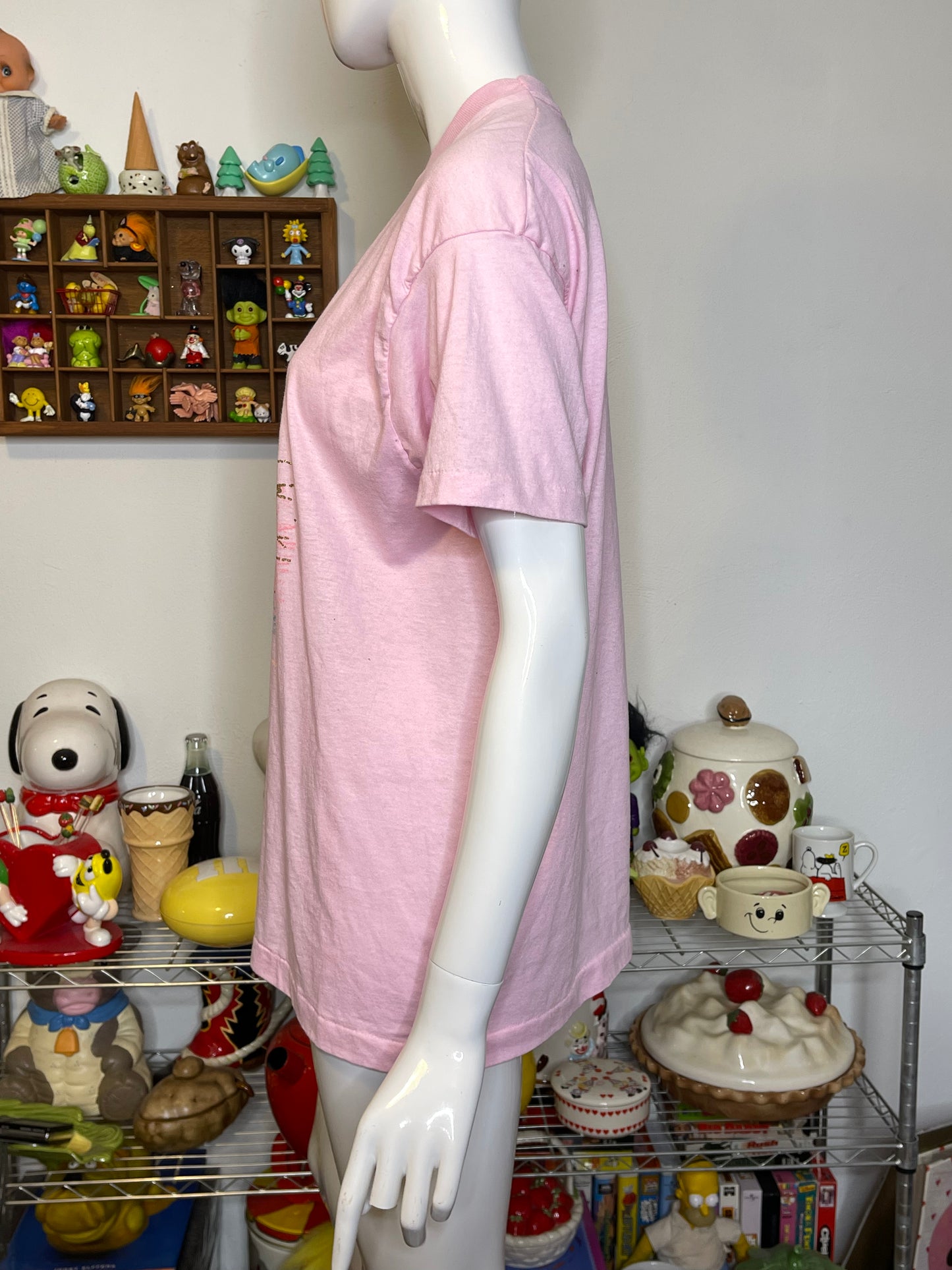 Vintage 90s Pink Florida Flamingo Tee Sz L