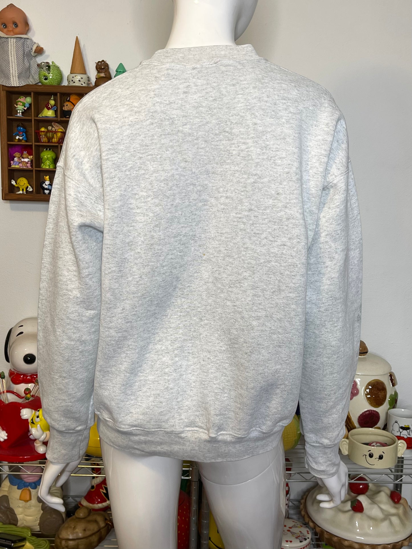 Vintage 90s Boxer "My dog walks all over me" Crewneck Sweater Sz L