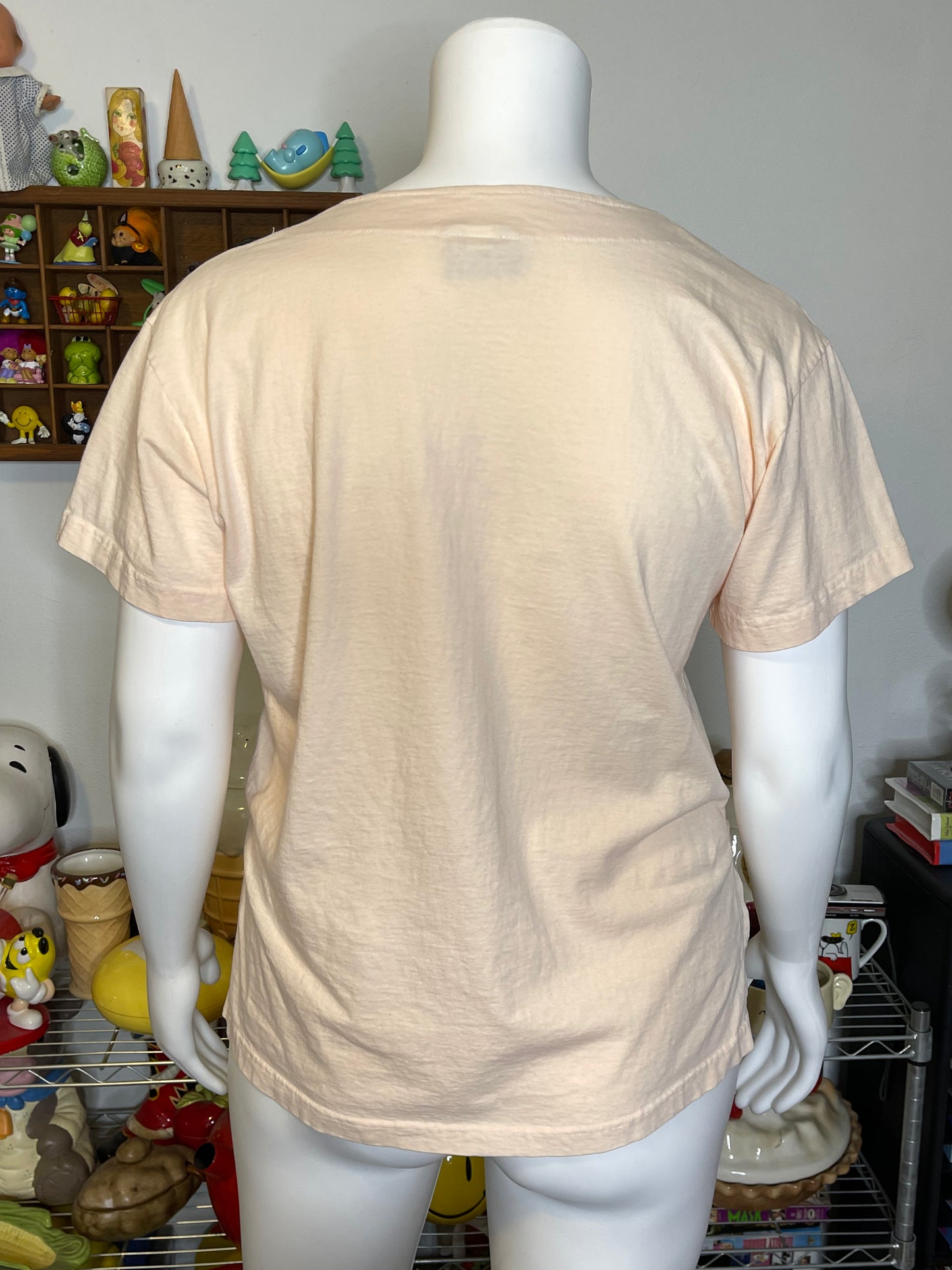 Vintage Lemonade Embroidered Oversized Boxy Graphic Tee Sz M/L