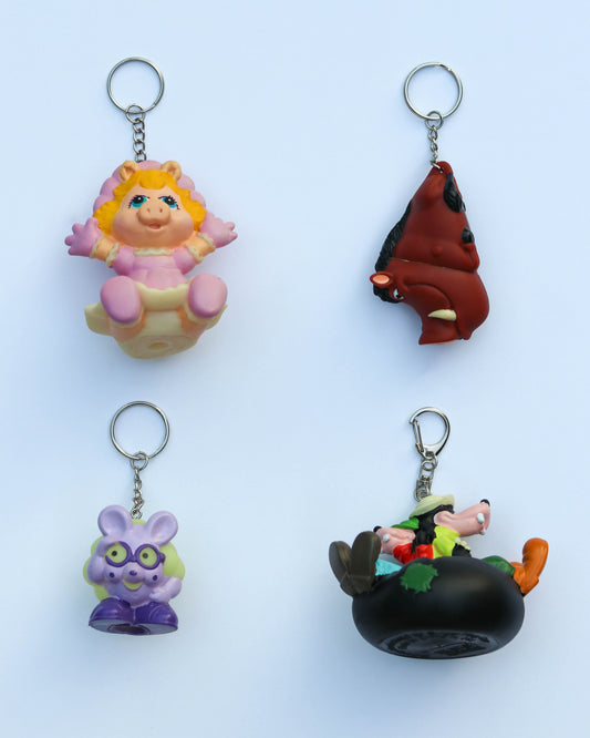 Vintage Upcycled Toy Keychains #2