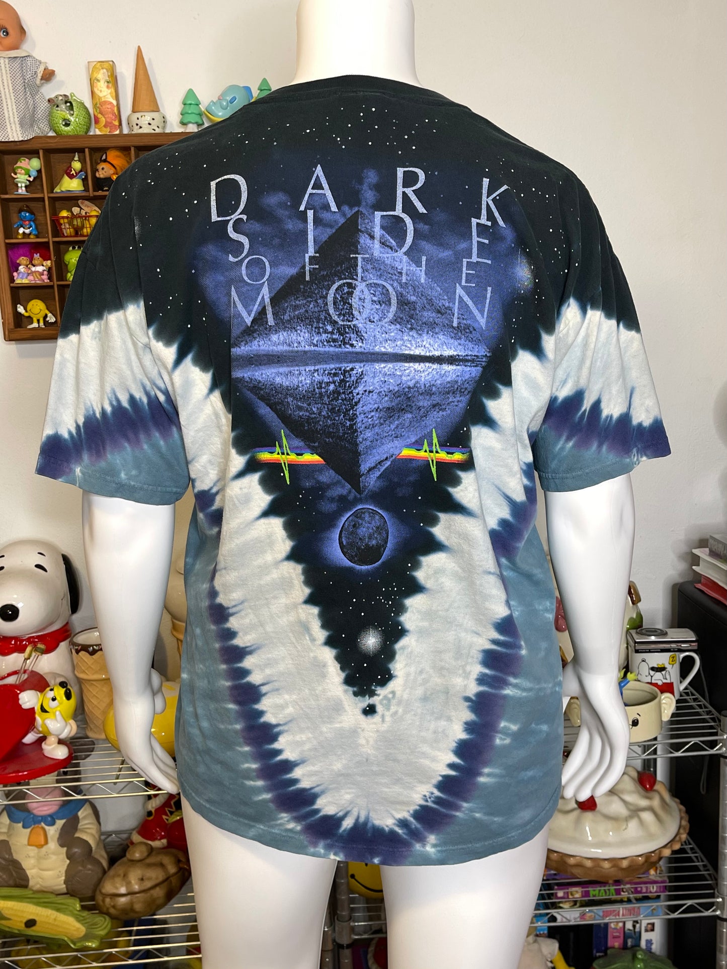 2000s Tie-dye Pink Floyd Oversized Tee Sz XL