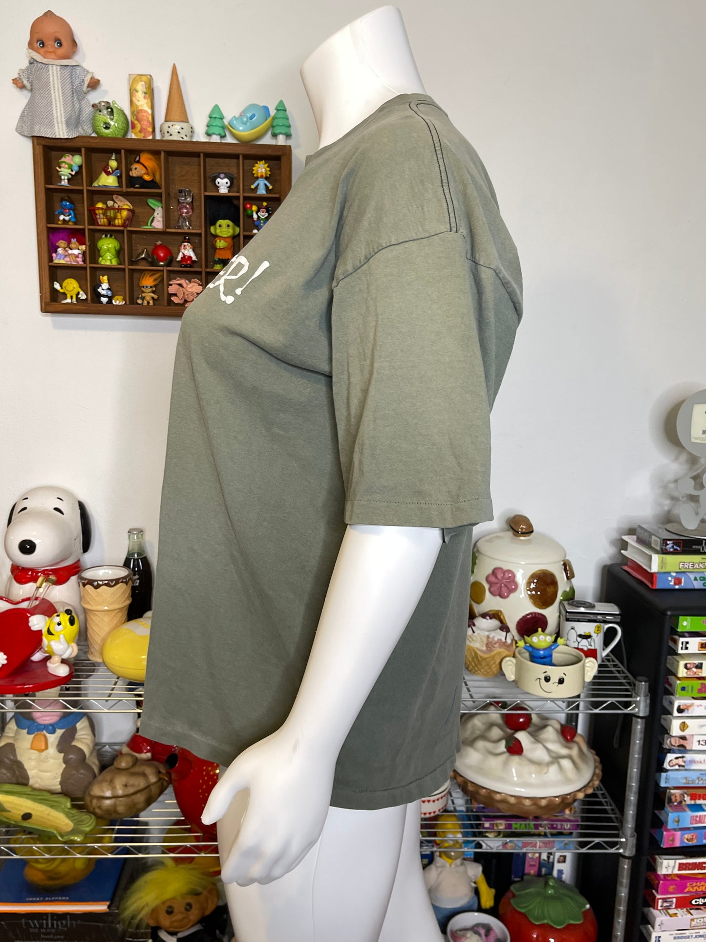 Vintage 90s Sun Bleached "Whatever" Skater Graphic Tee Sz XL/XXL