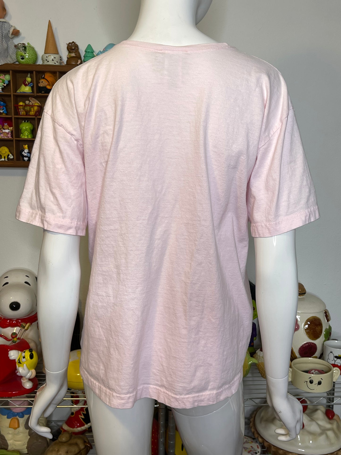 Vintage 2000s Tulip Cat Embroidered Tee Sz L