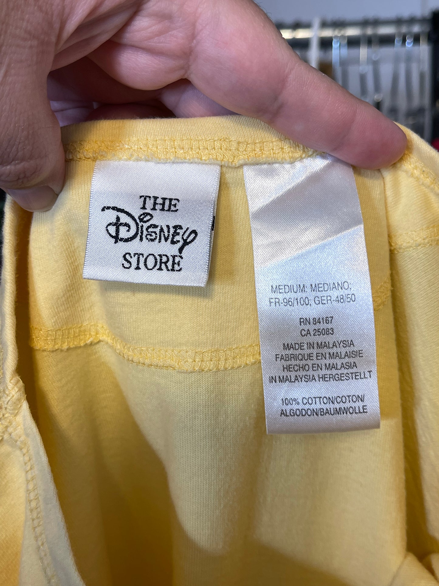 Vintage 90s The Lady And The Tramp Embroidered Tee Sz M