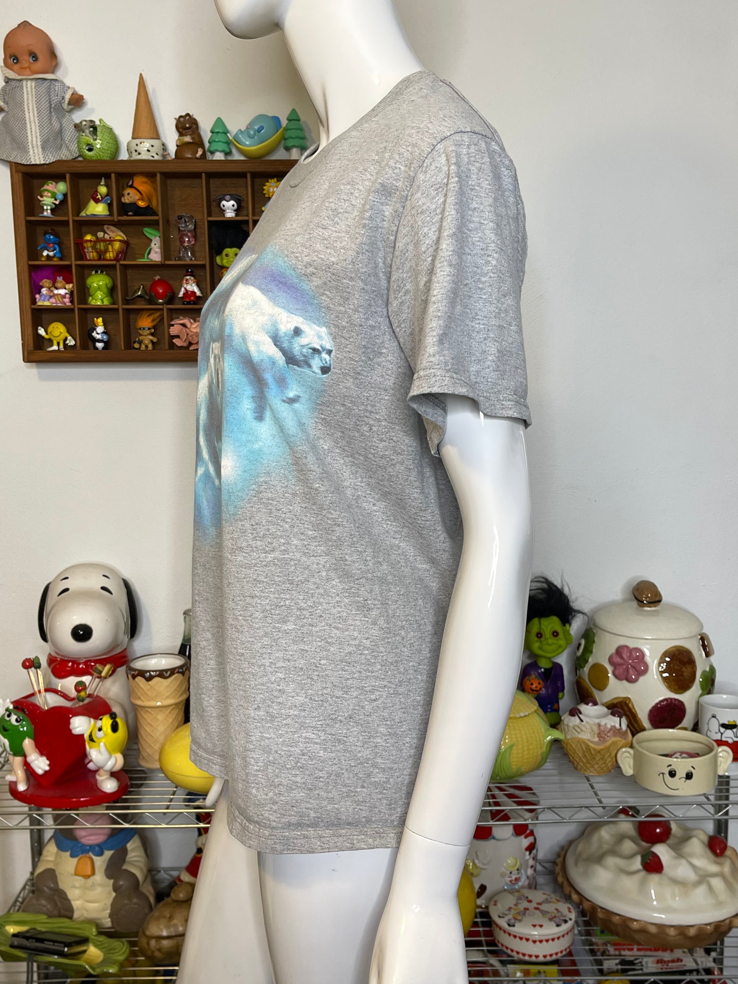 Vintage Sea World Polar Bear Graphic Tee Sz M