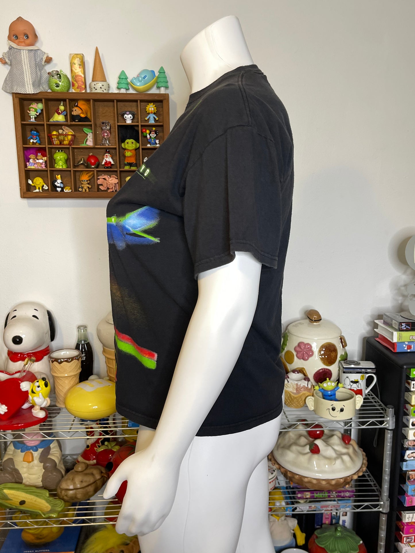 2000s "Dark Side Of The Moon" Pink Floyd Black Graphic Tee Sz L