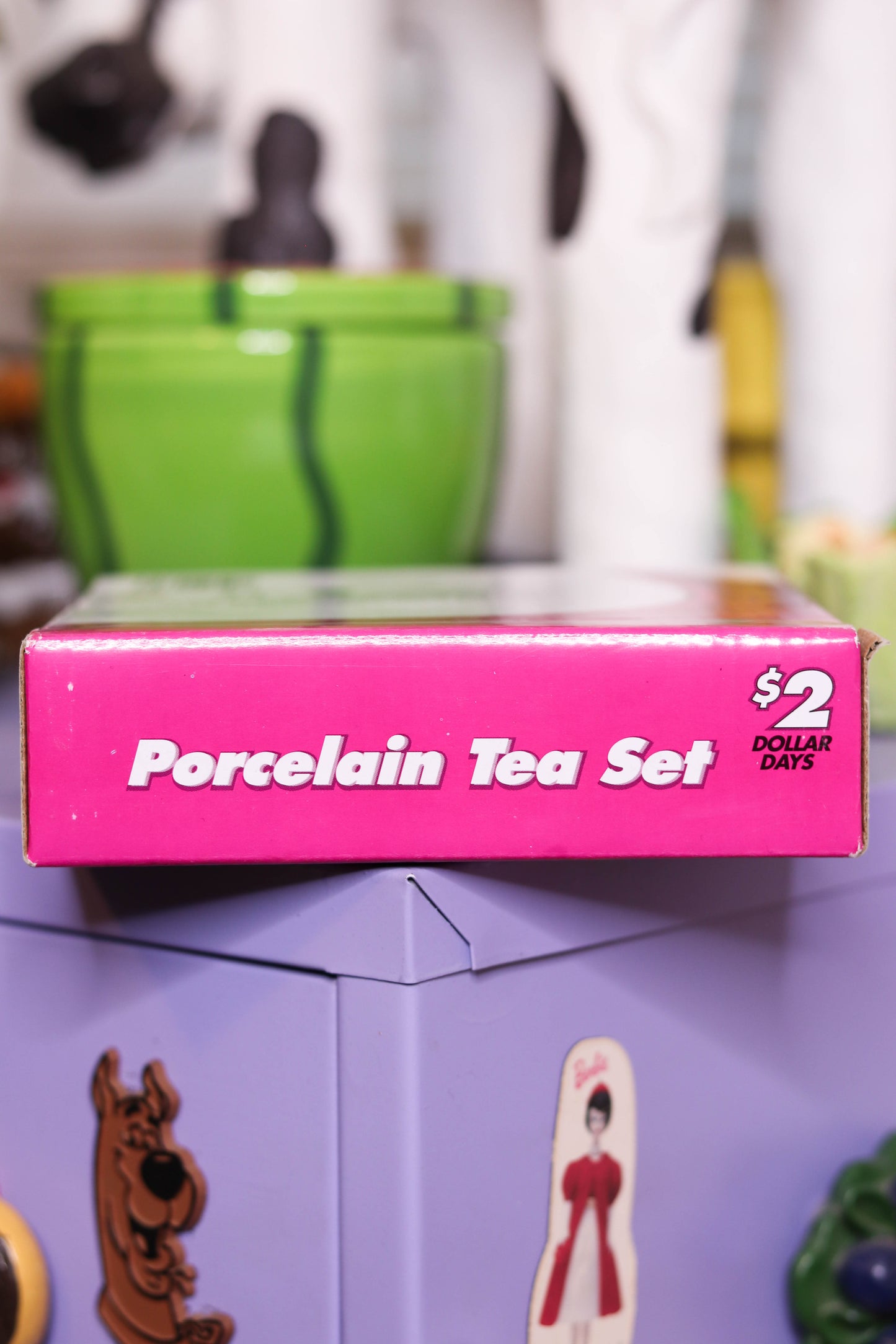 2000s Children's Teddy Bear Tiny Porcelain 13pc Tea Set