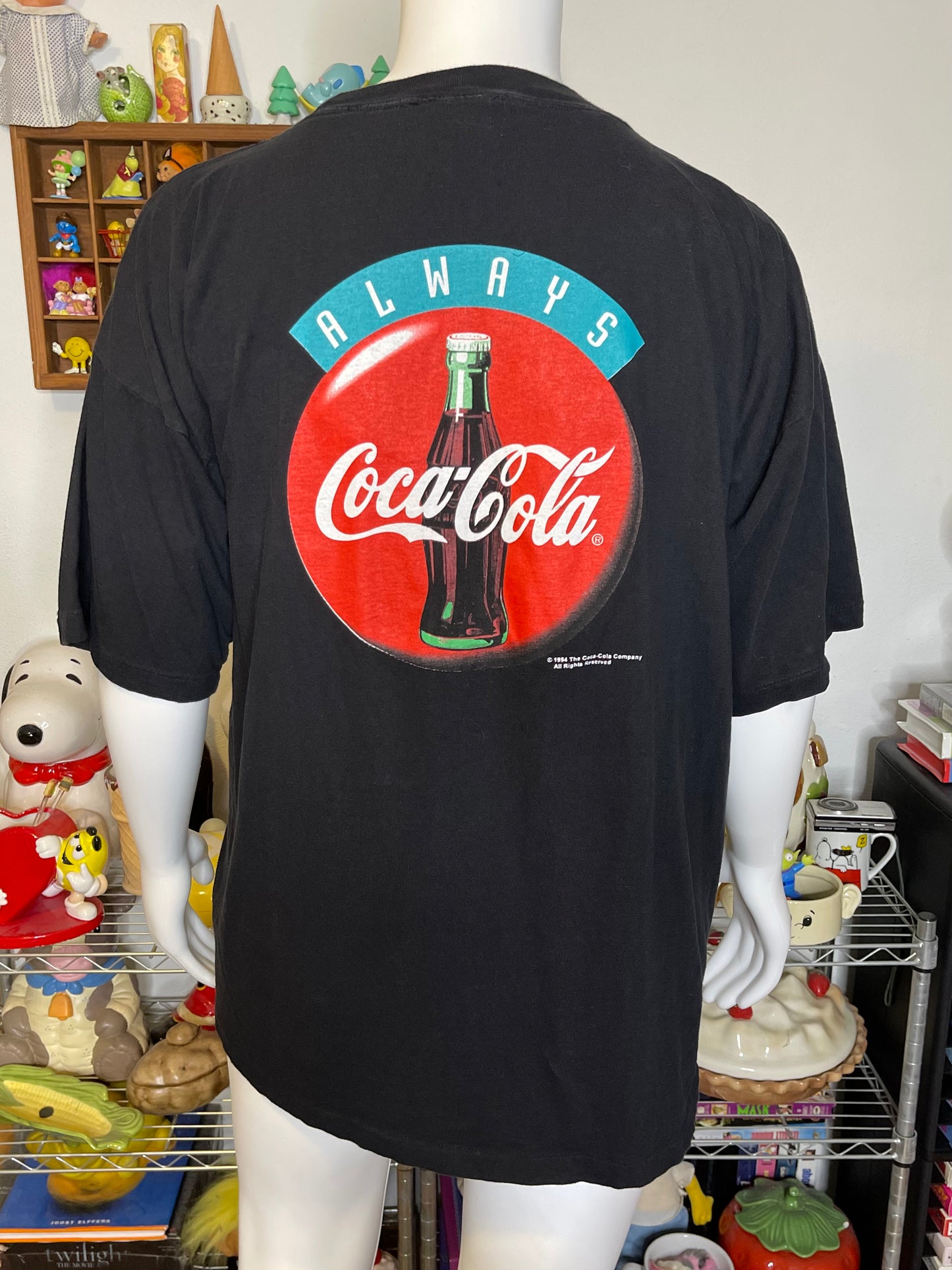 Vintage Oversized Coca-Cola Graphic Tee Sz XL/XXL