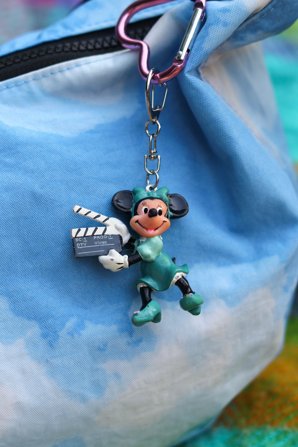 Vintage Upcyled Cartoon Keychains #4