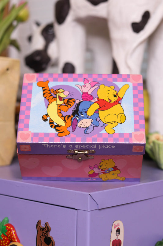 Vintage Winnie The Pooh & Friends Music Trinket Box