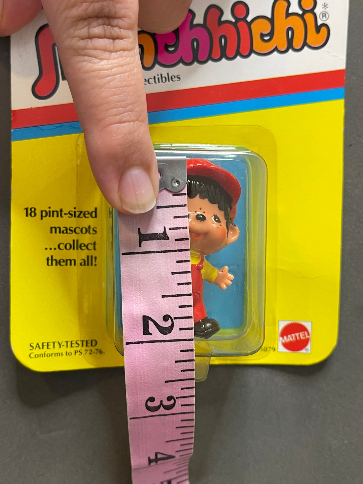 Vintage 80s Deadstock Monchhichi Collectible Trinket (Bread Boy)