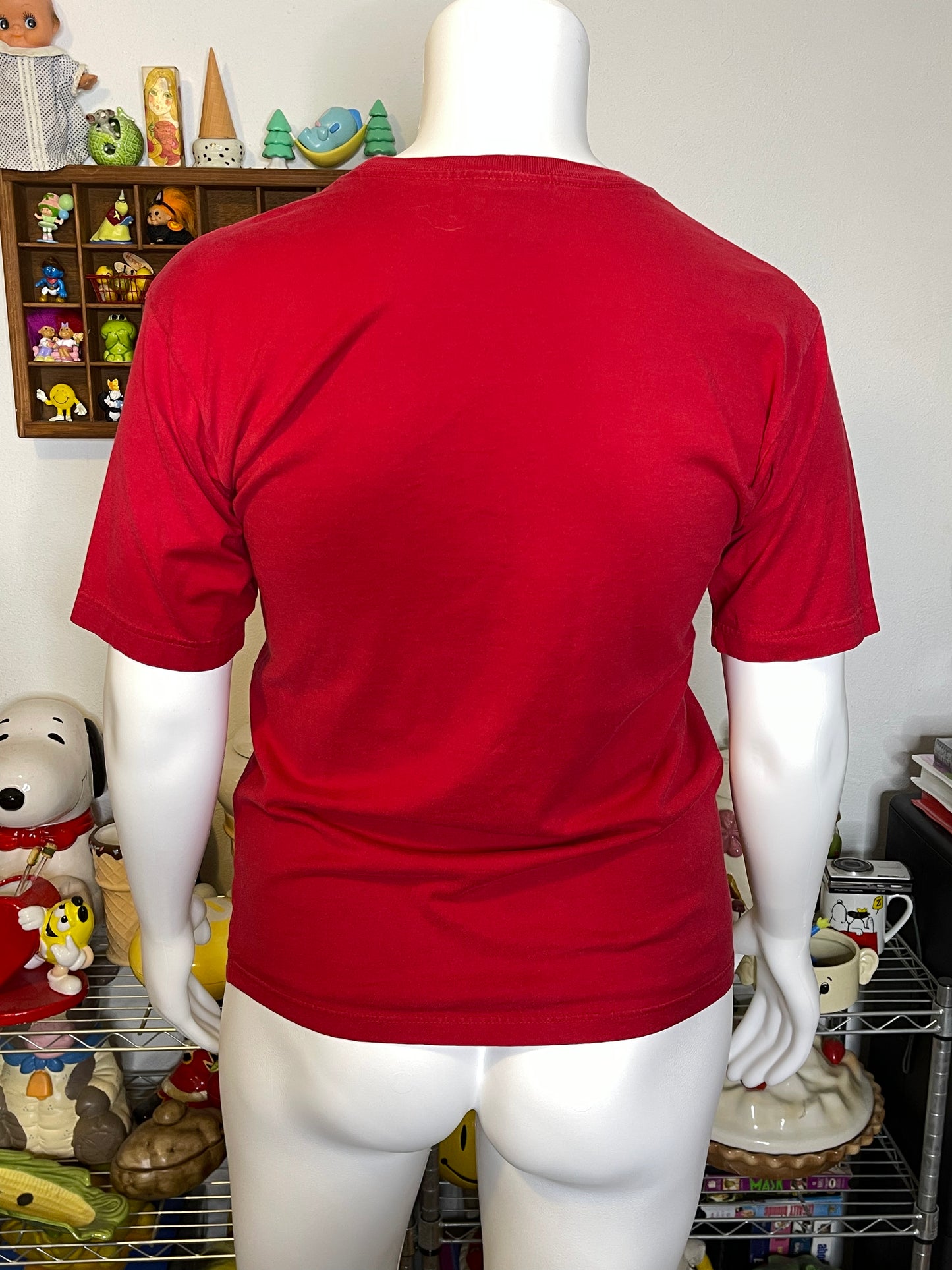 Vintage Red Polo Jeans Co. Graphic Tee Sz L