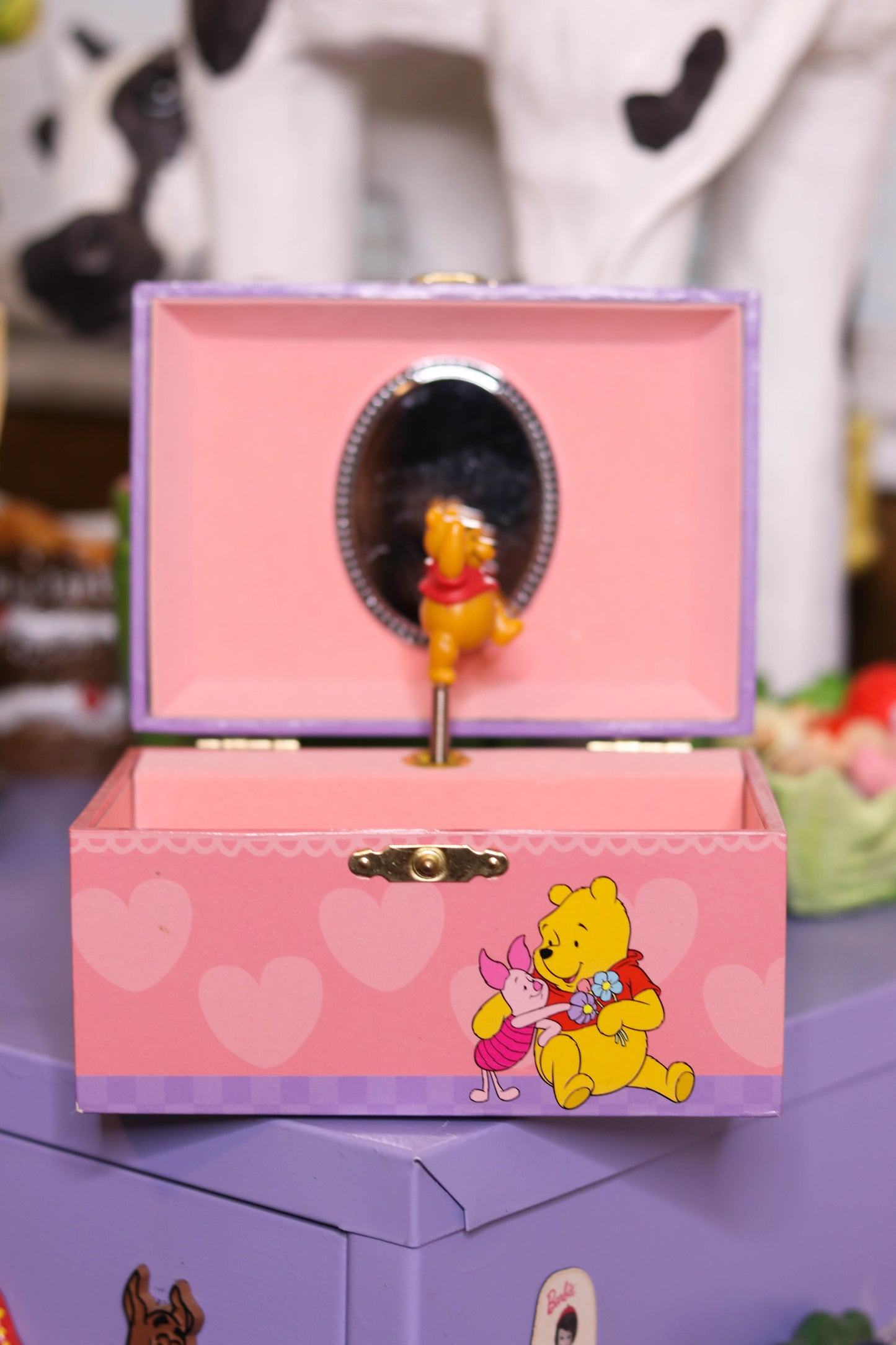 Vintage Winnie The Pooh & Friends Music Trinket Box