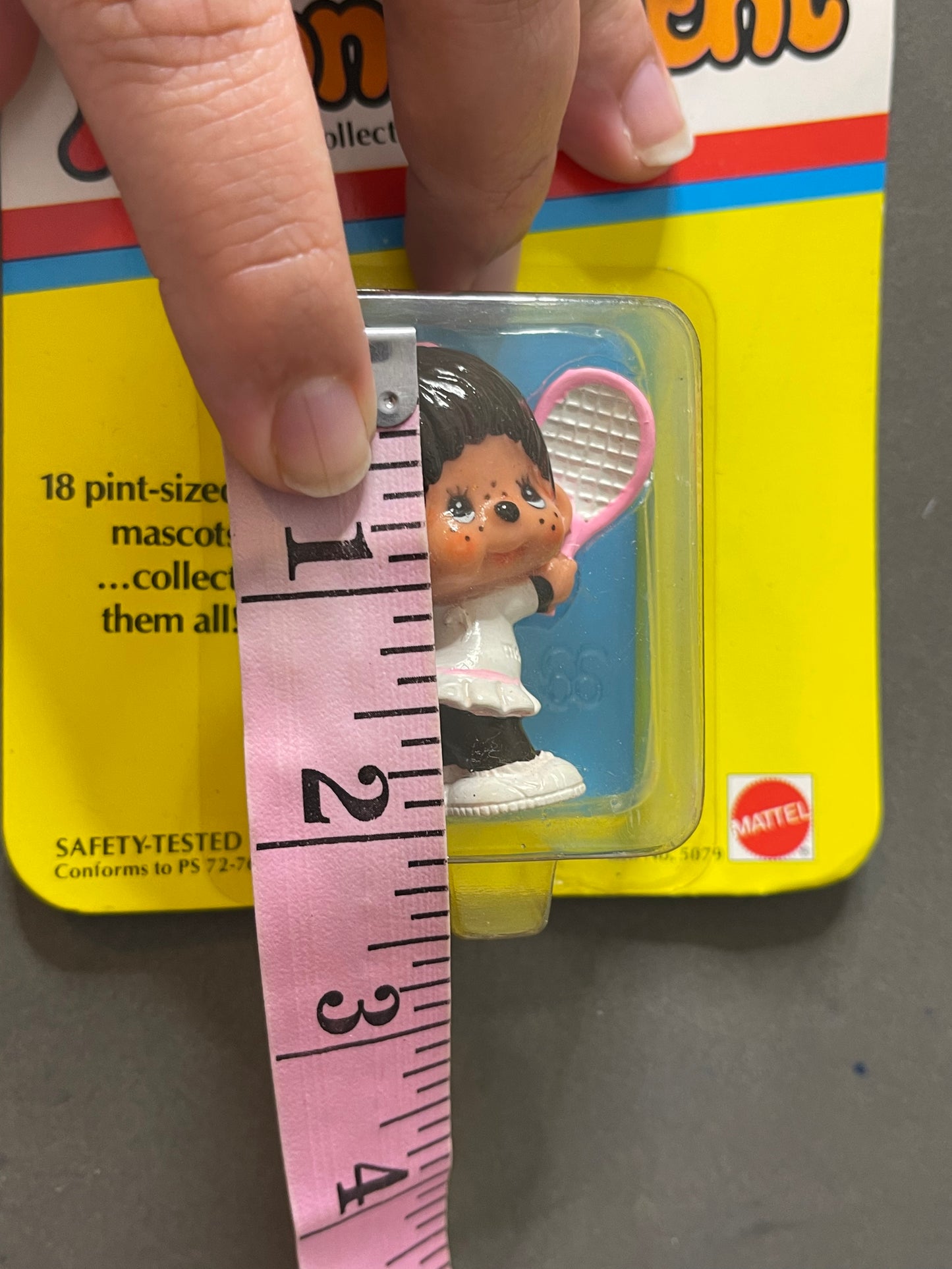 Vintage 80s Deadstock Monchhichi Collectible Trinket (Lobber)